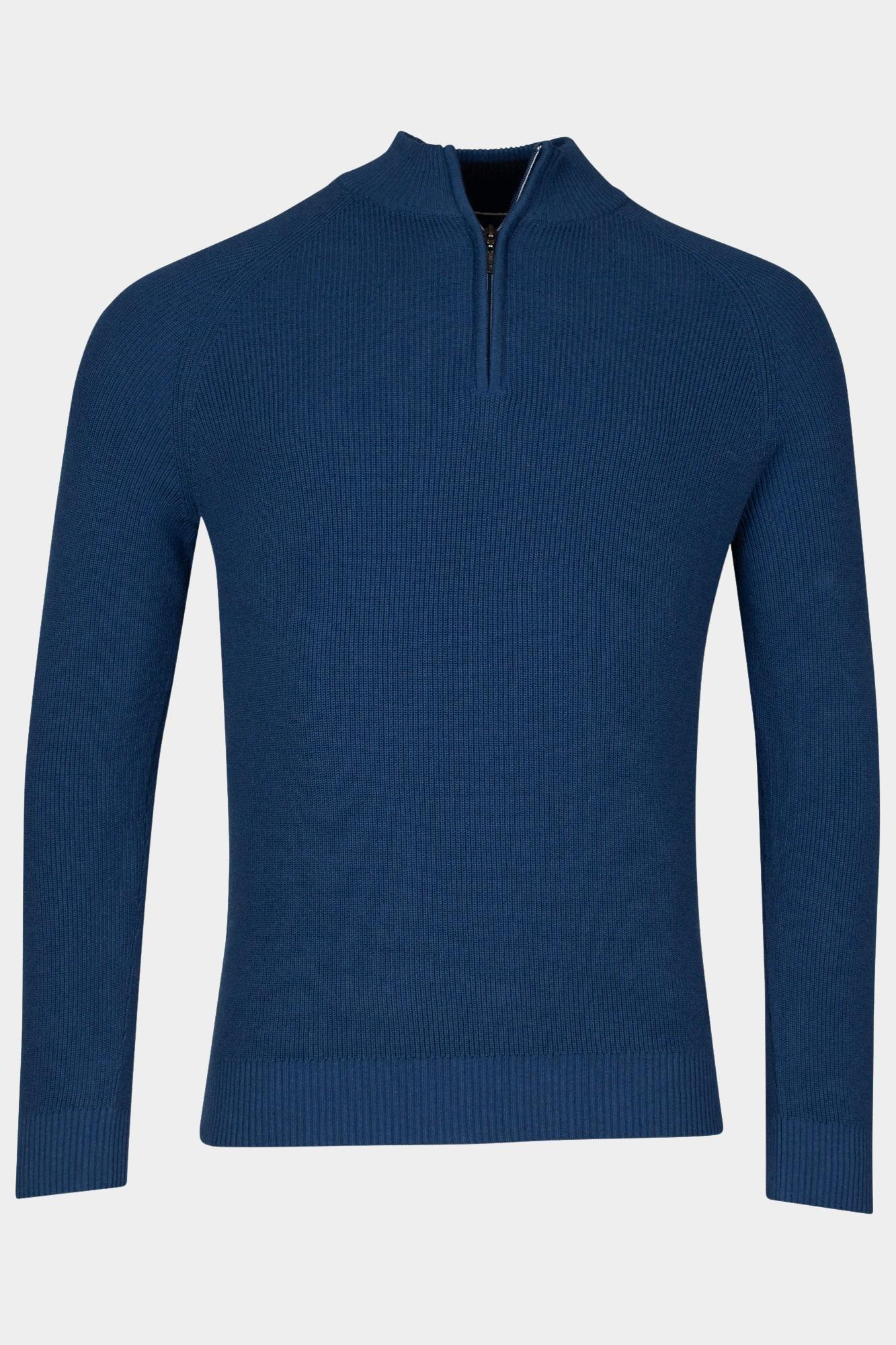 Baileys Half Zip Blauw Pullover 1/2 zip - Raglan Sle 518470/685
