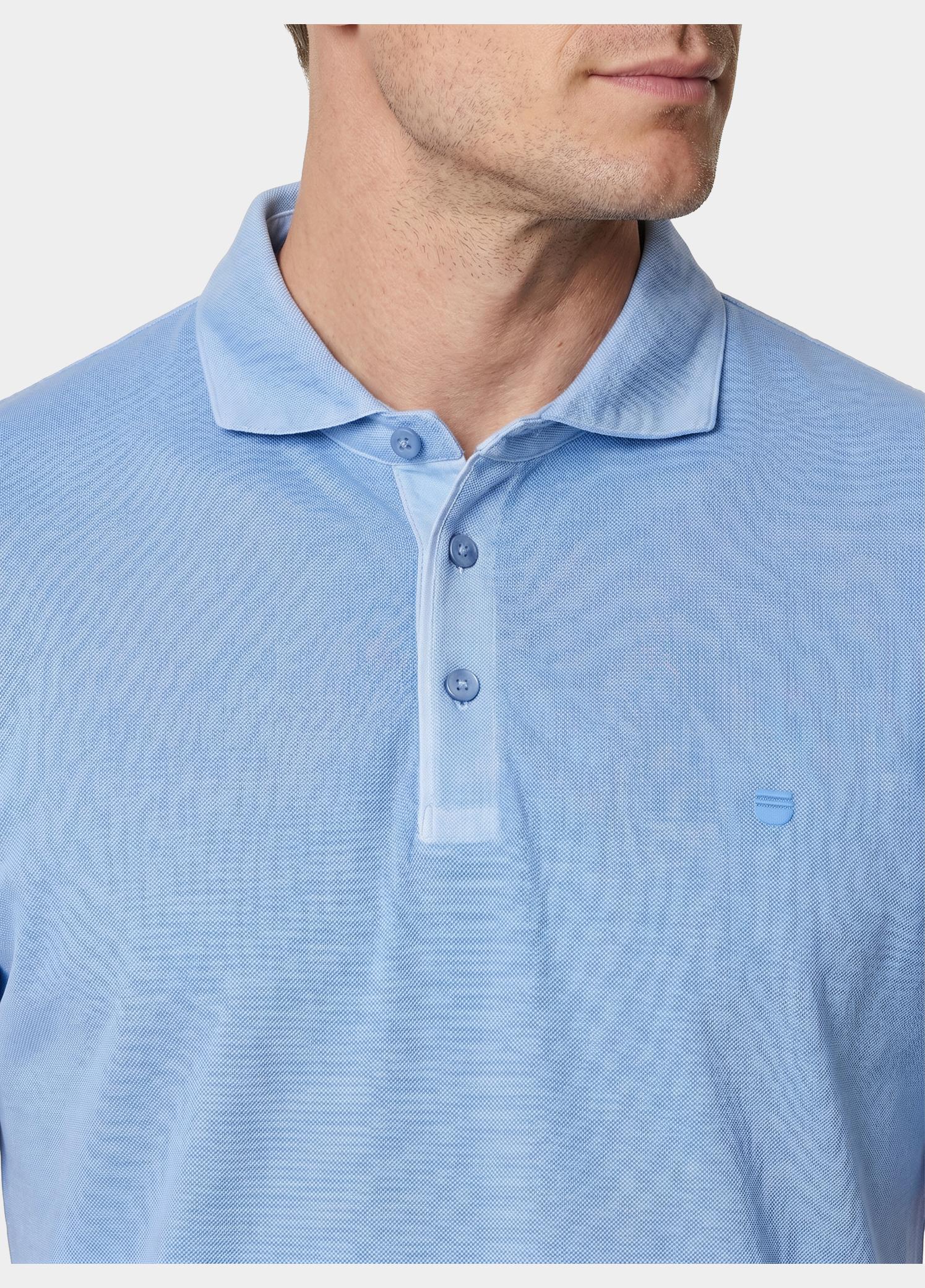 Redmond Polo heren Blauw Polo Shirt Uni 251930900/120
