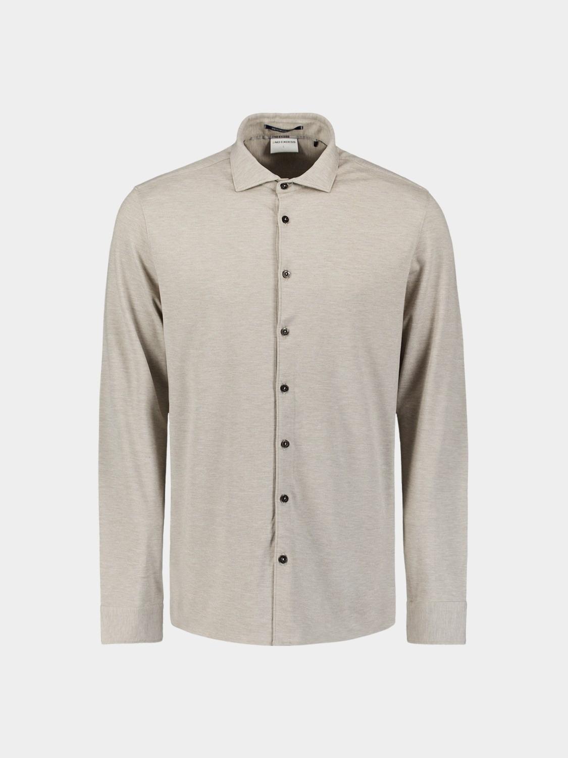 No Excess Casual hemd lange mouw Grijs  N4180/018