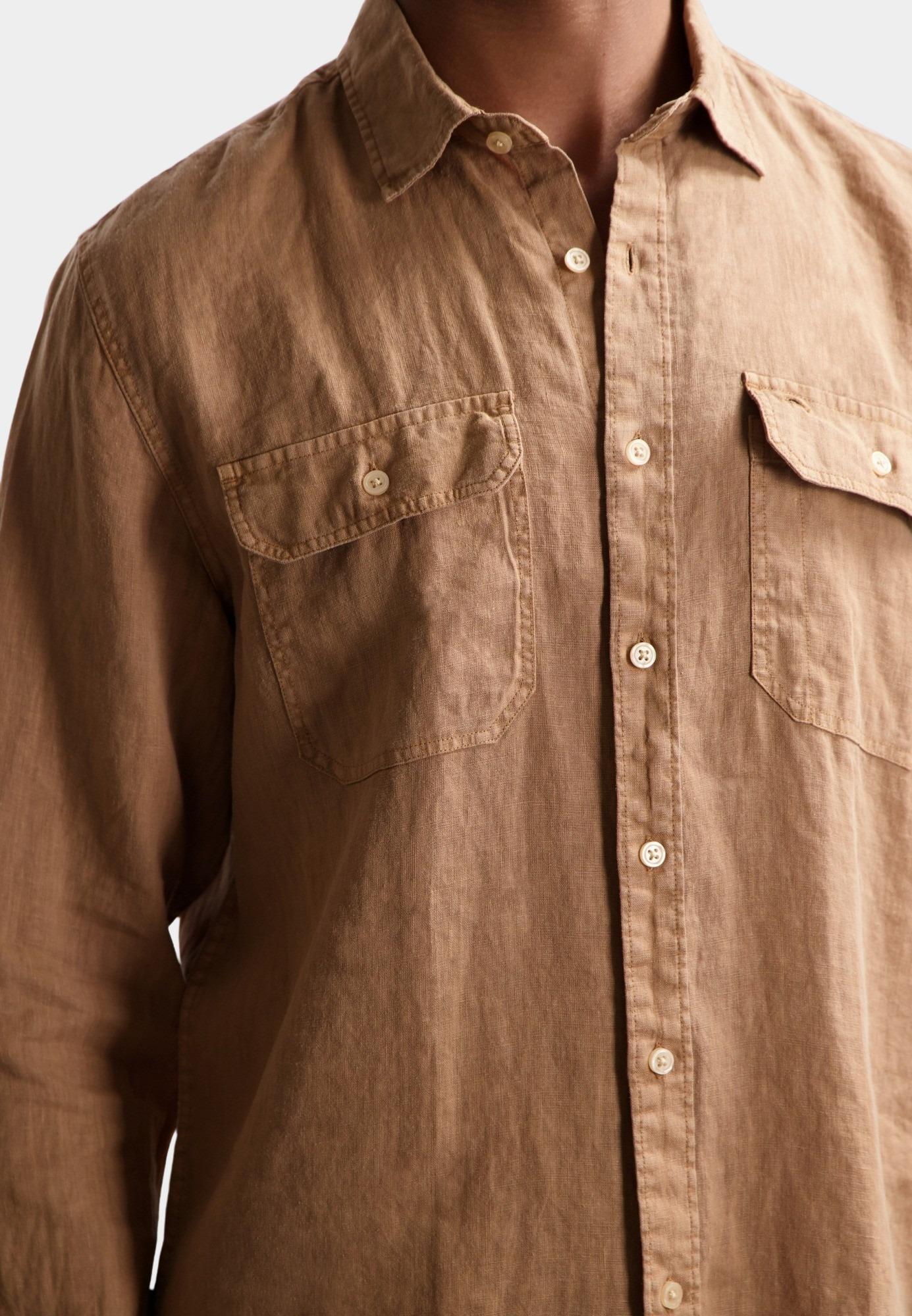 Dstrezzed Casual hemd lange mouw Beige DS_Samson Casual Shirt 303804/214