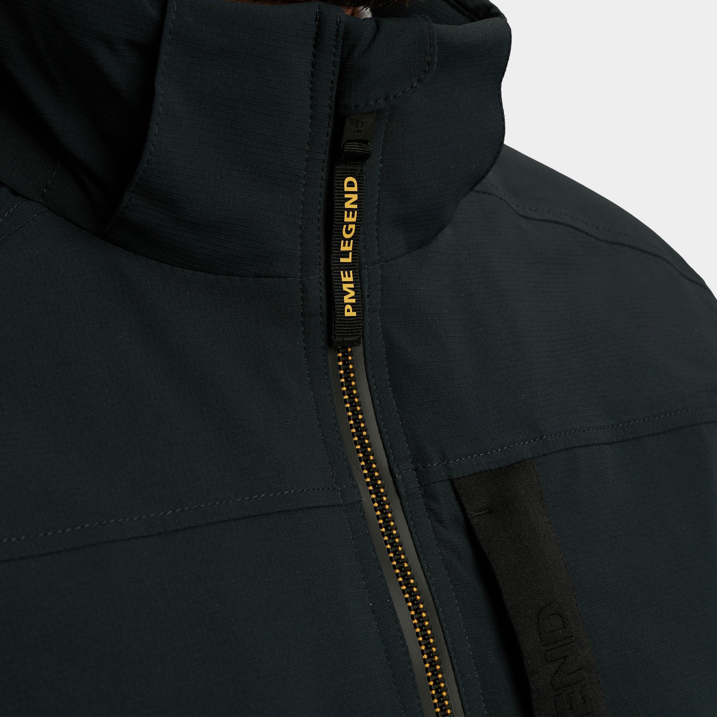 PME Legend Winterjack Blauw Semi long jacket CREWCAT Ripp PJA2508111/5281