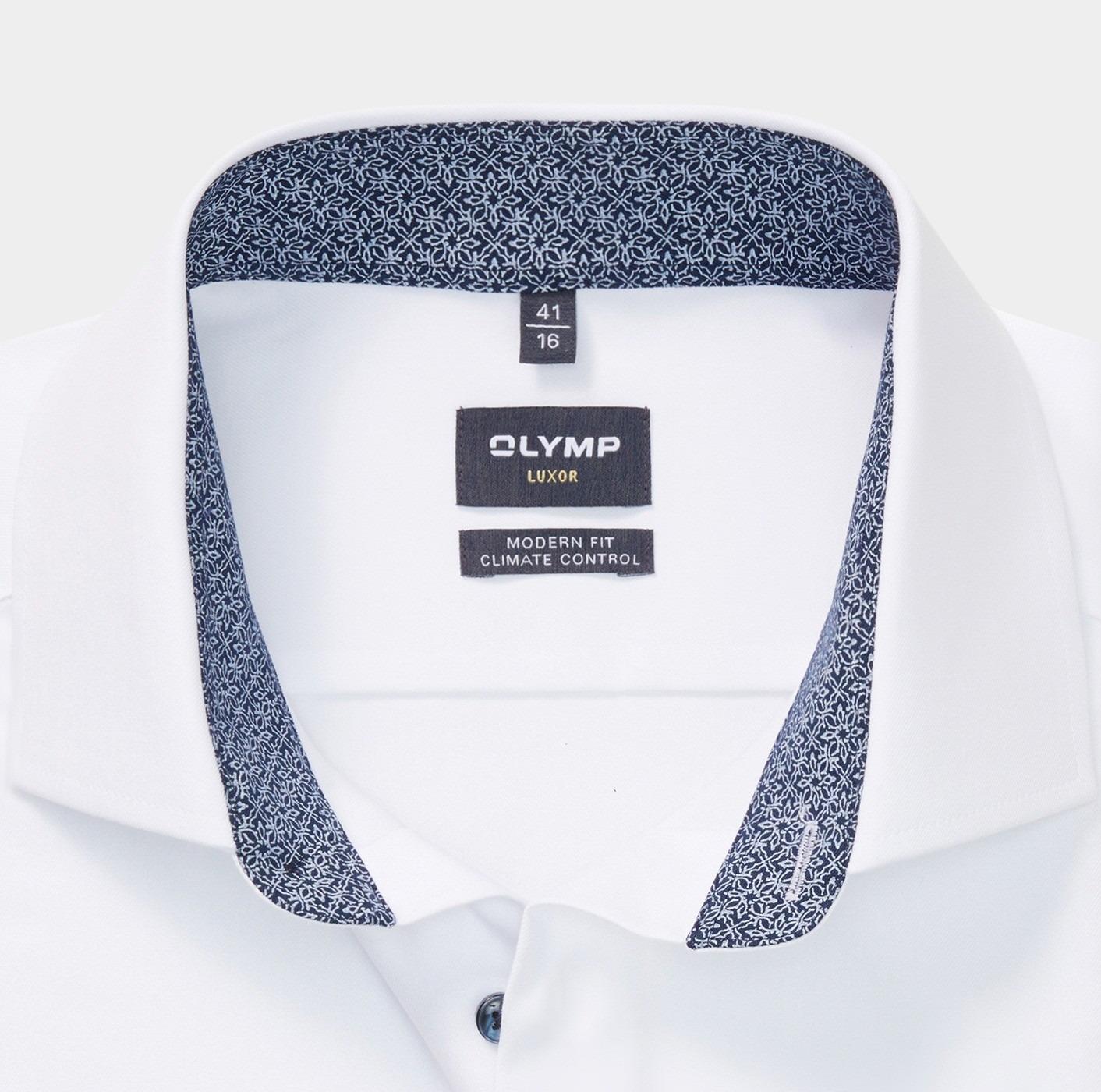 Olymp Business hemd lange mouw Wit 134284-Hemden 134284/00