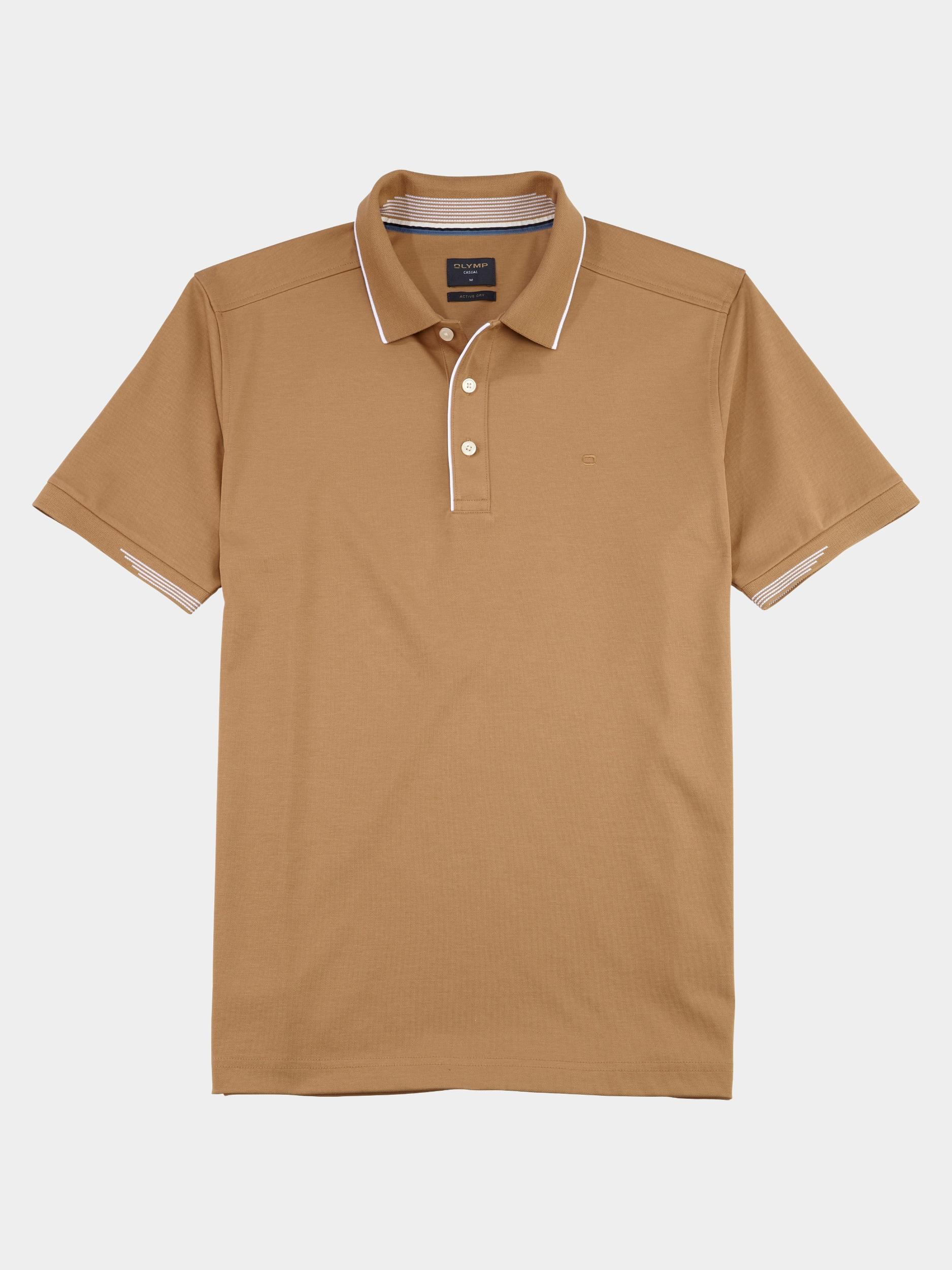 Olymp Polo korte mouw Bruin Functional Polo 540172/24