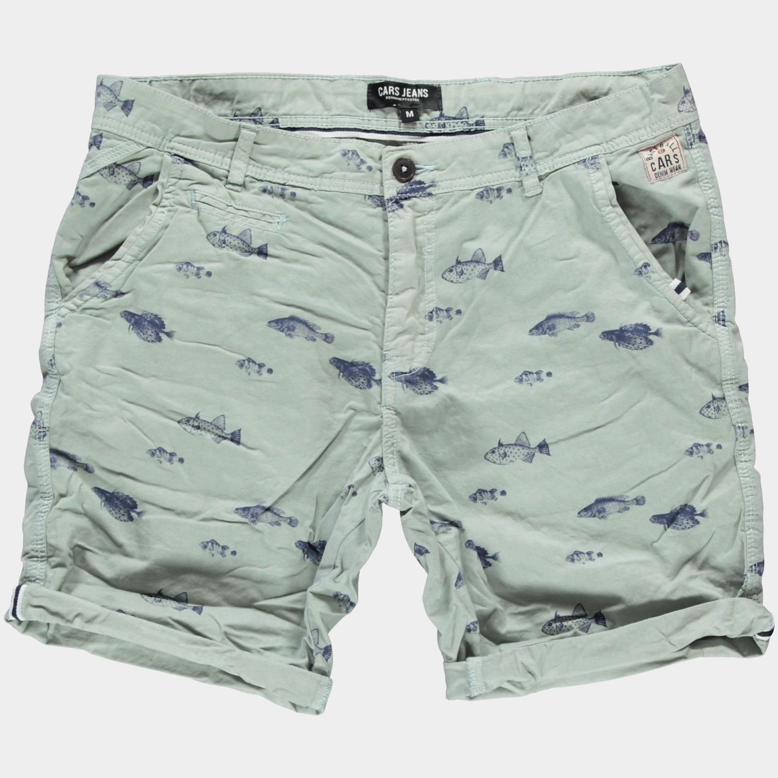 Cars Jeans Korte Broek Groen FARO 44643/45