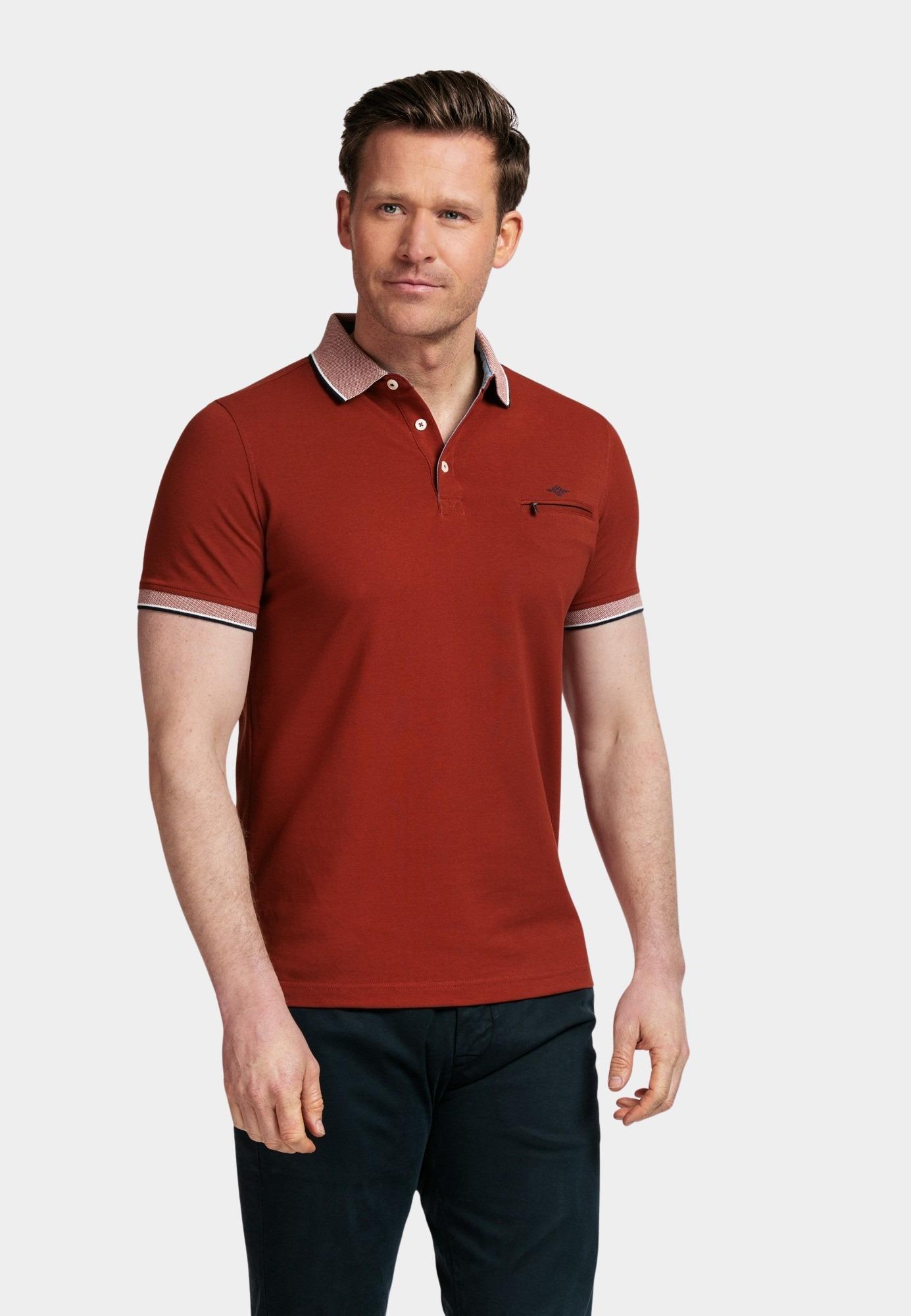Baileys Polo korte mouw Rood Poloshirt Pique 415288/85