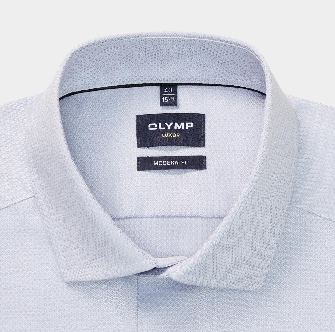 Olymp Zakelijk overhemd heren Blauw Luxor 135674/63