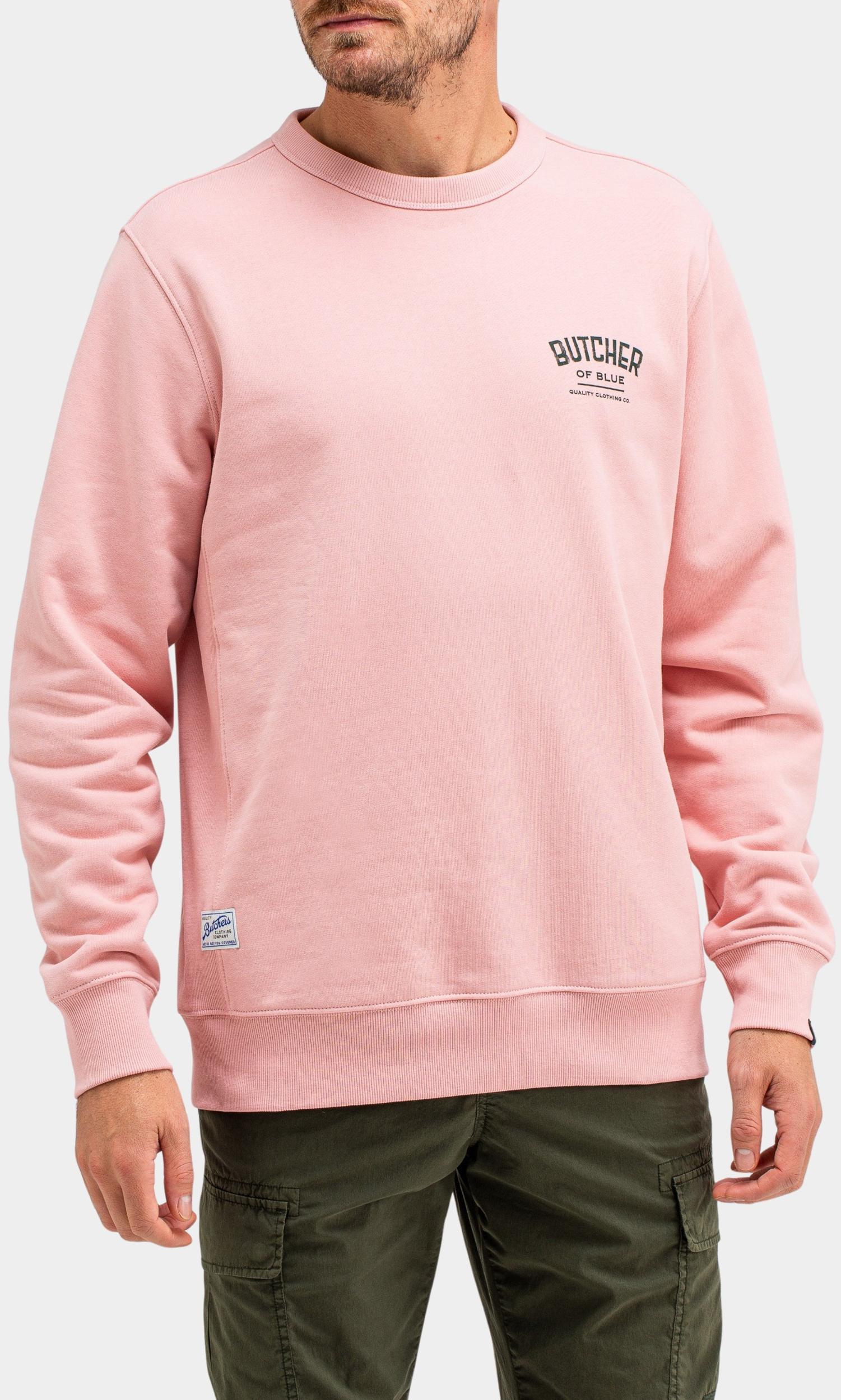 Butcher of Blue Sweater Roze Army College Crew M2513007/515