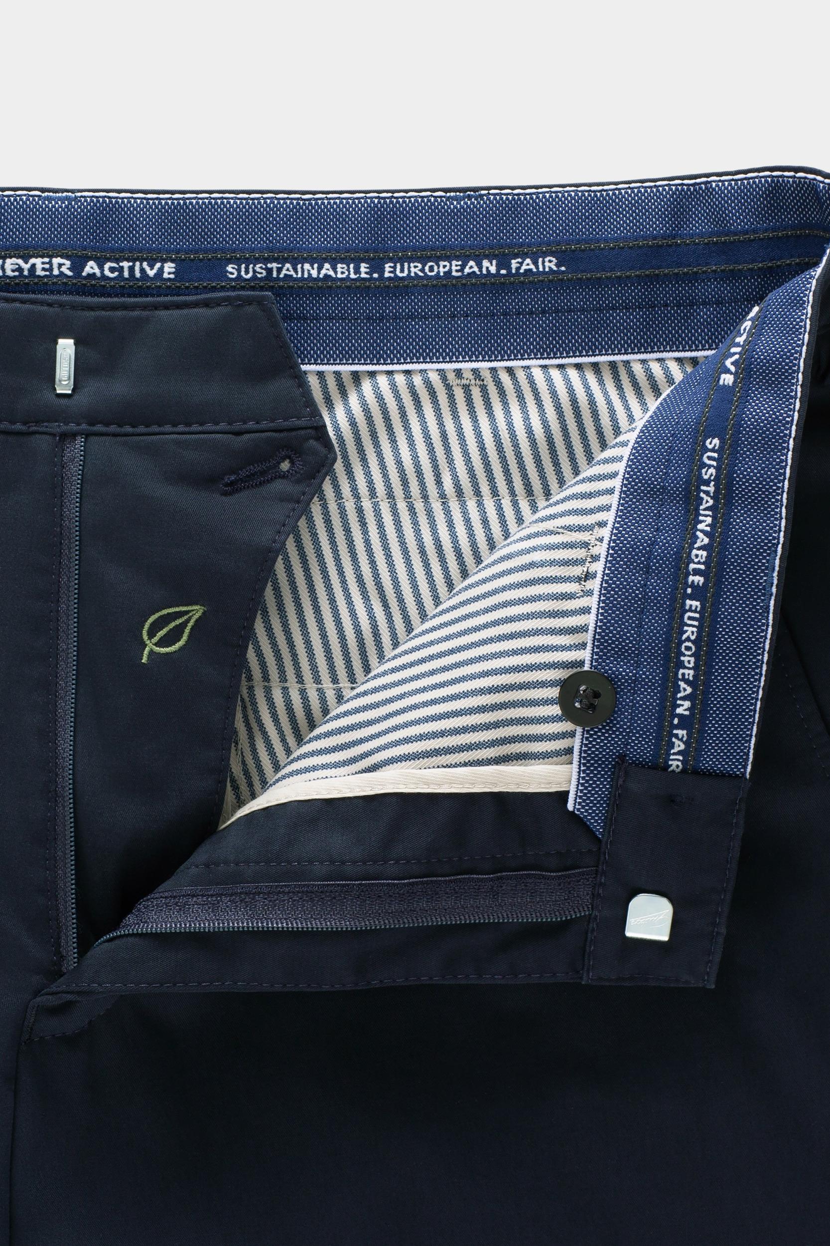 Meyer Katoenen Broek Blauw BONN Art.1-8079 1021807900/18