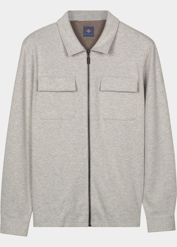 Baileys sweatvest heren Wit Sweat Cardigan Zip  Chest Poc 612221/815