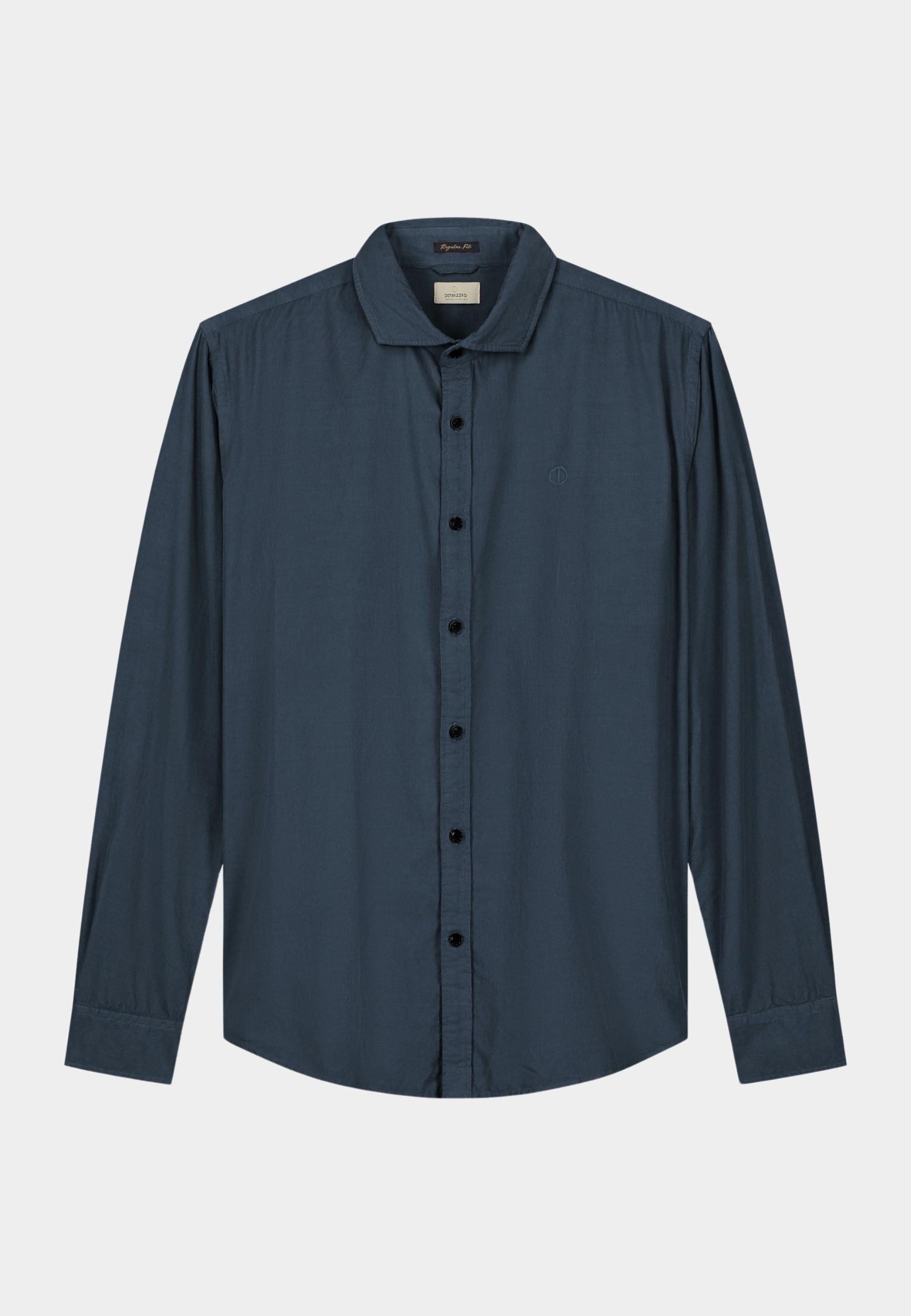 Dstrezzed Casual hemd lange mouw Blauw Roald Shirt 303768-AW24/695