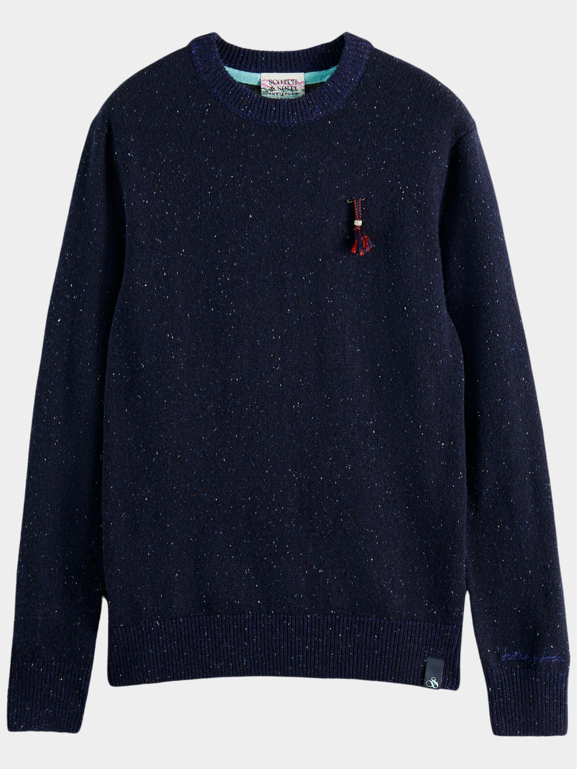 Scotch & Soda Pullover Multi Speckled wool-blend pullover 169271/0217