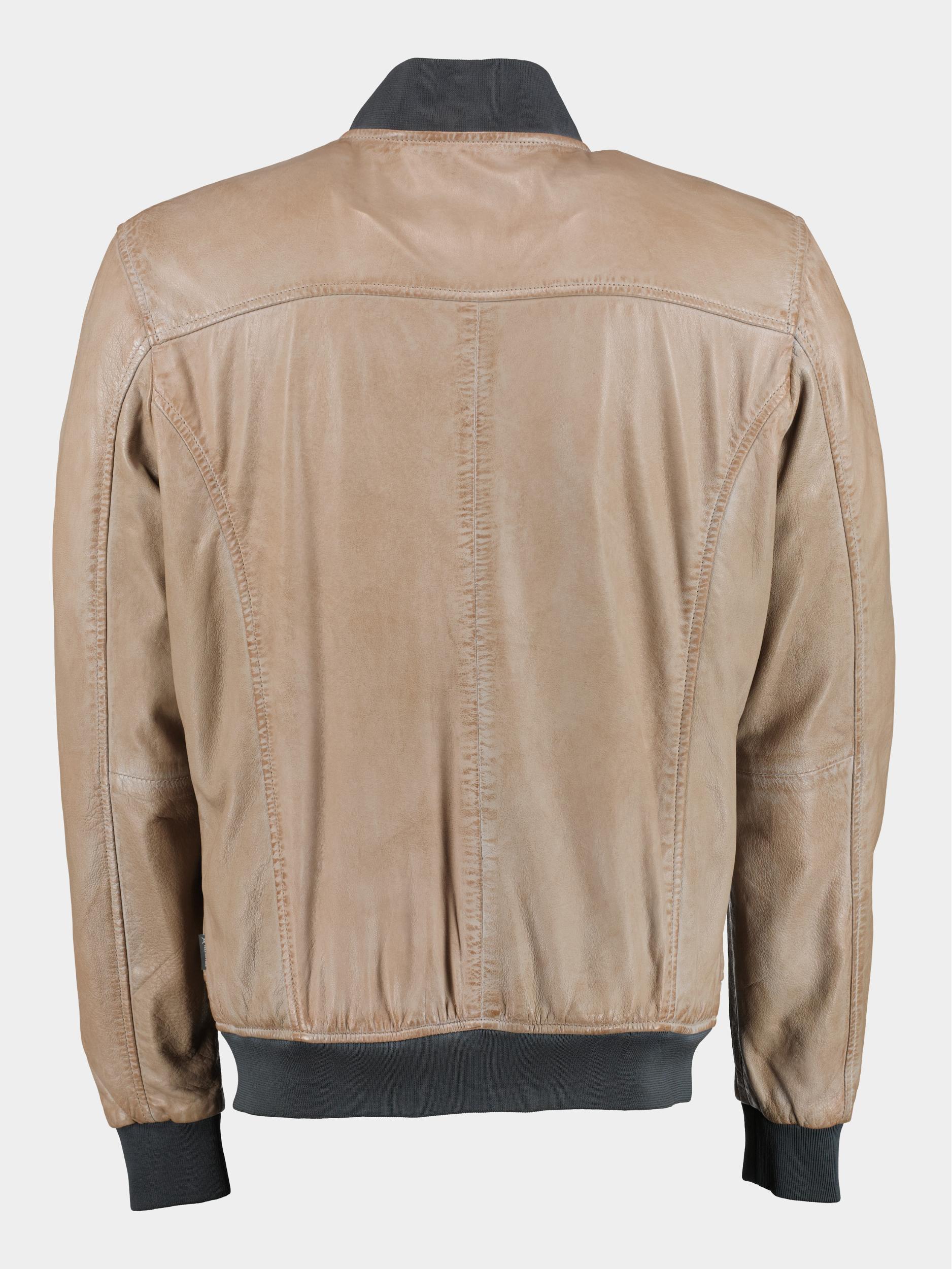 Donders 1860 Lederen jack Beige Leather Jacket 52359/350