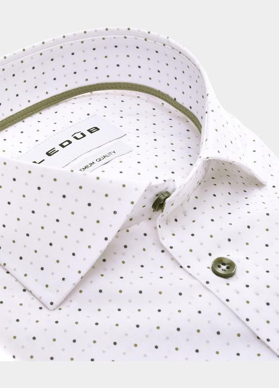 Ledub Business hemd lange mouw Wit LE24302 MFN5 0143290/915-535-000