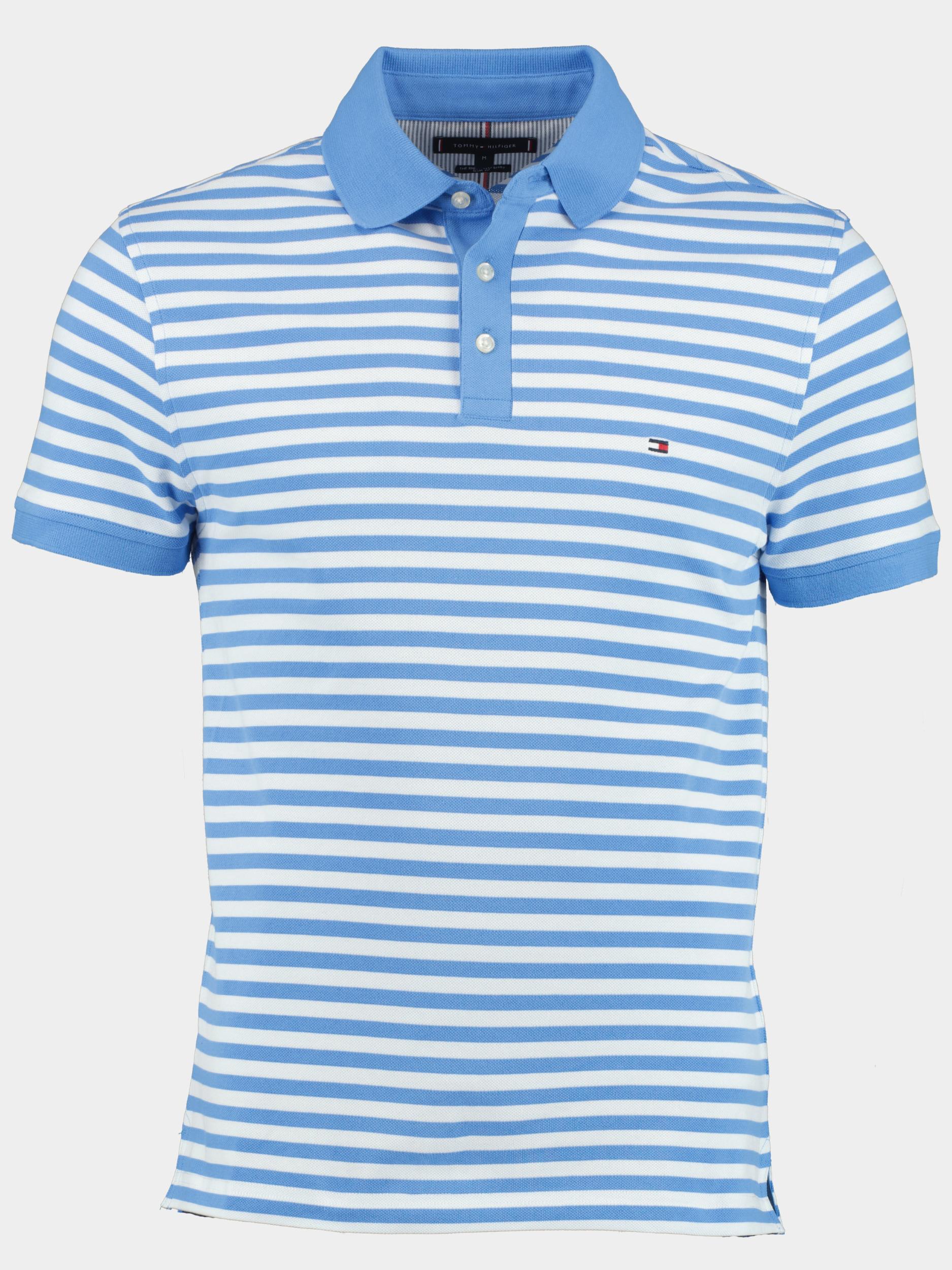 Tommy Hilfiger Polo korte mouw Blauw 1985 Slim Polo MW0MW17771/0A6