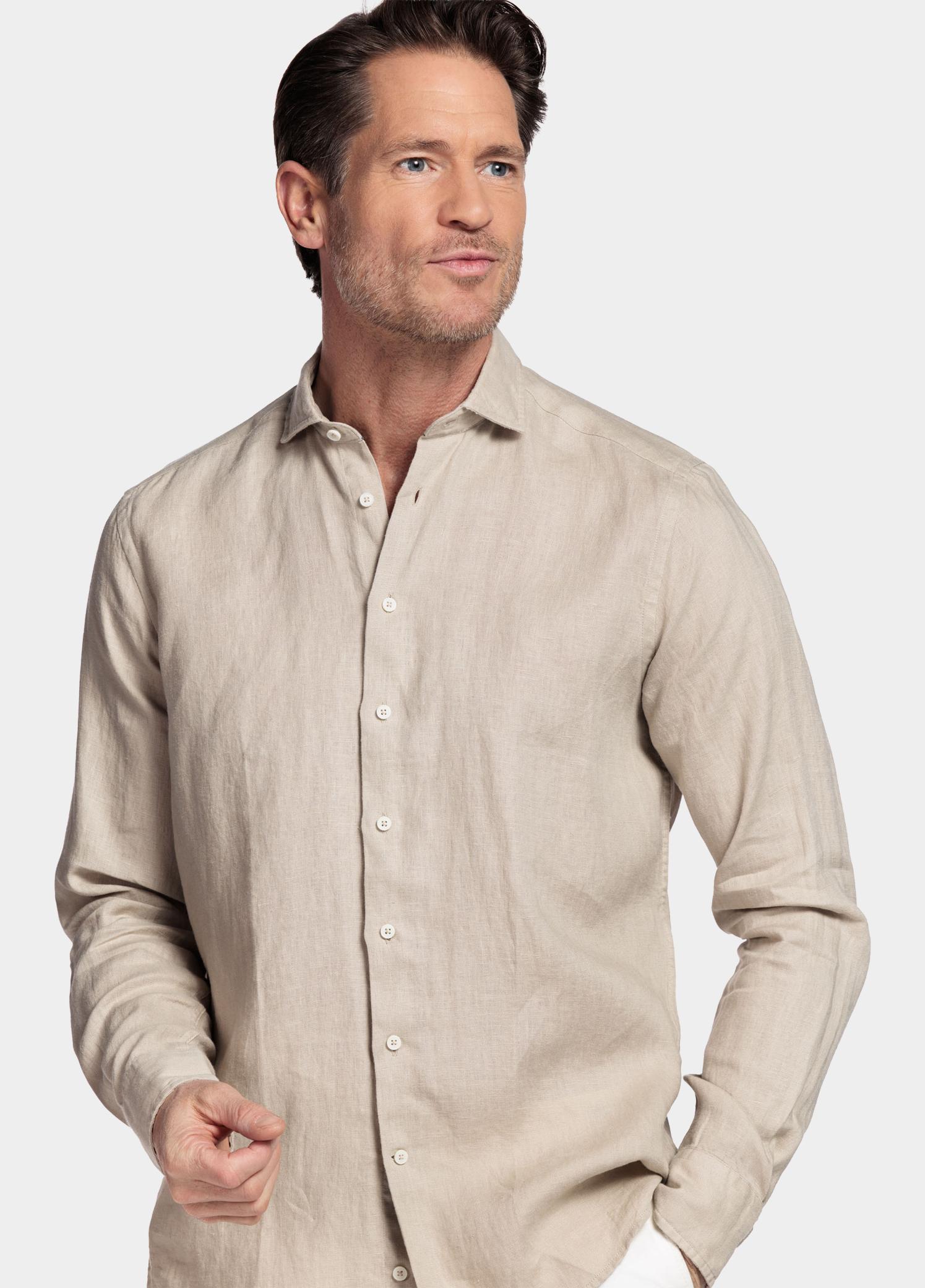 Giordano Overhemd heren Wit Row Long Sleeve Cutaway Soft 617811/81