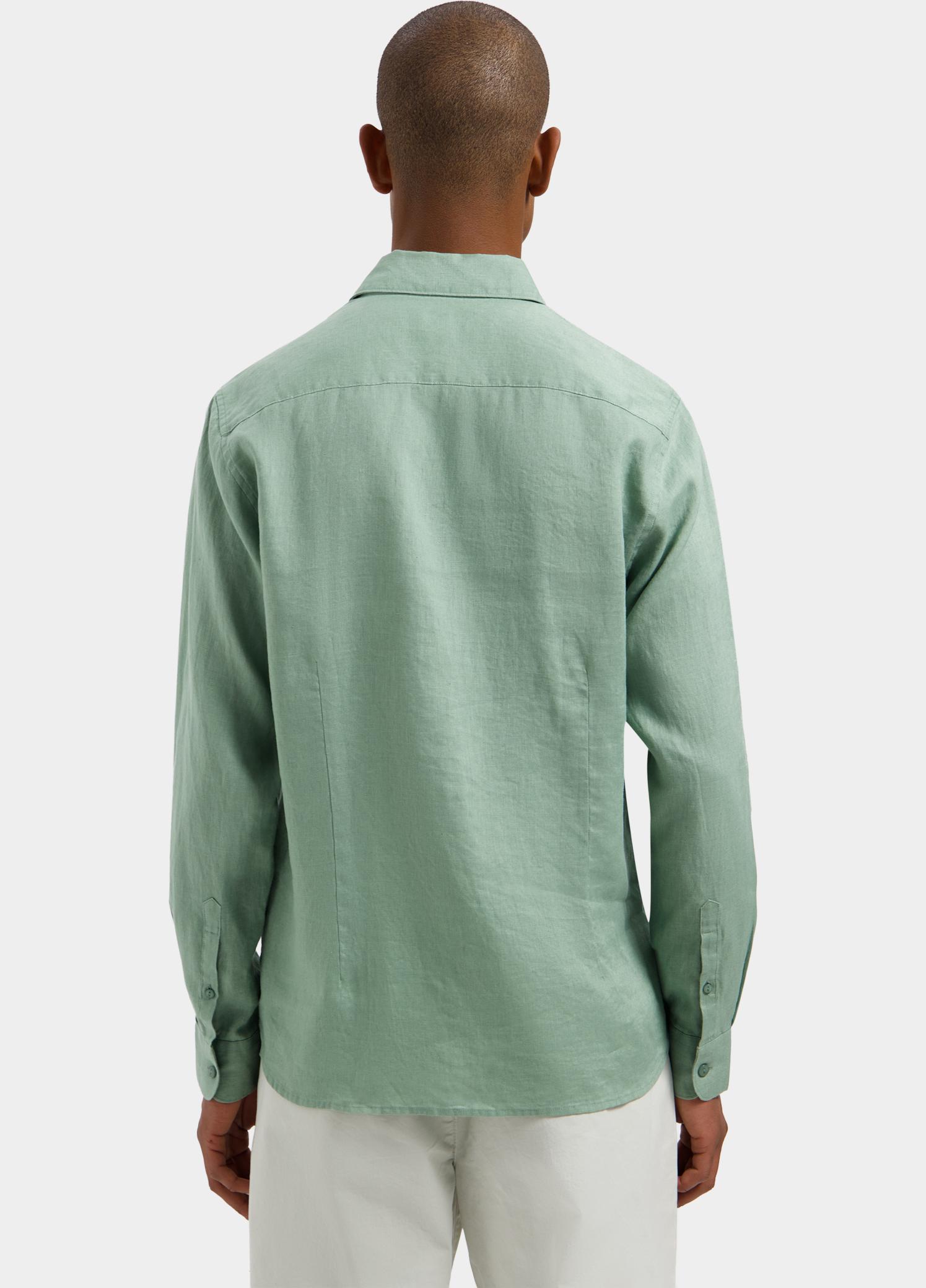 Dstrezzed overhemd korte mouw heren Groen Jagger Shirt 303710/565