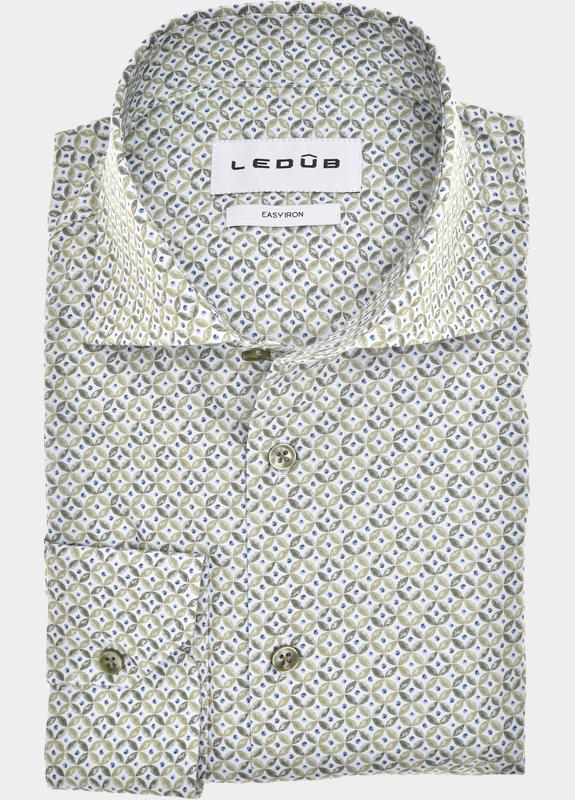 Ledub Business hemd lange mouw Groen  0143345/530-000-000