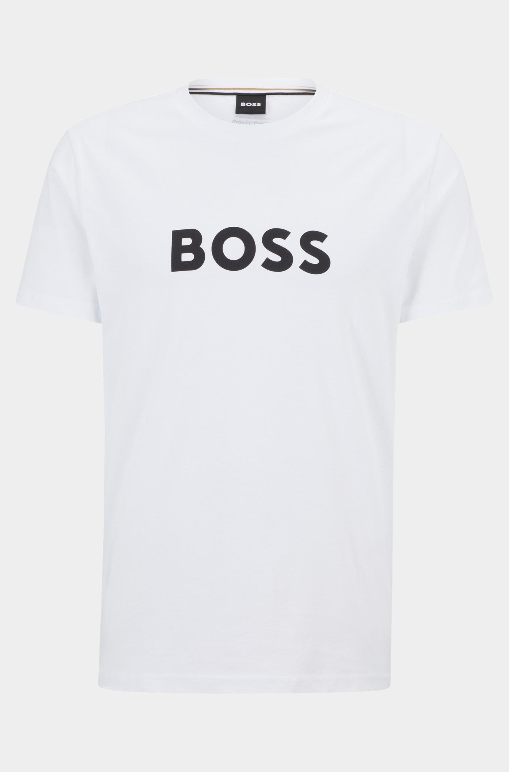 BOSS Black T-shirt korte mouw Wit T-Shirt RN 10249533 01 50491706/100