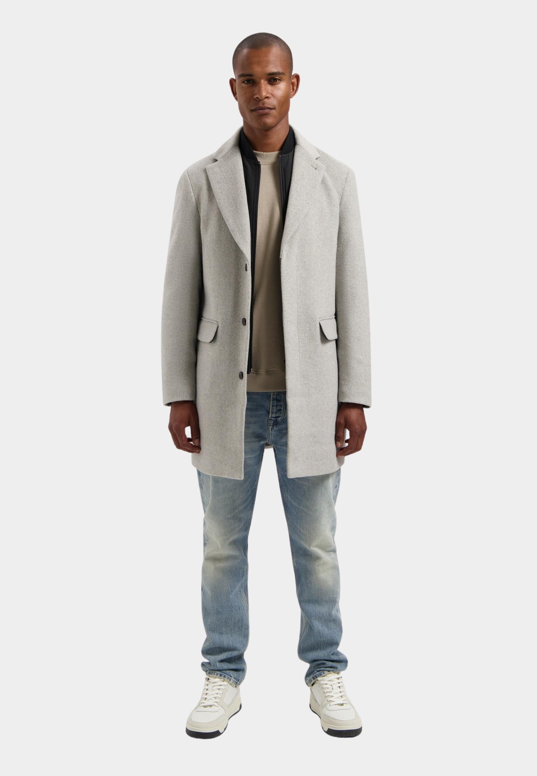 Dstrezzed Wollen Jas Grijs DS_Carter Coat 101510-AW25/831