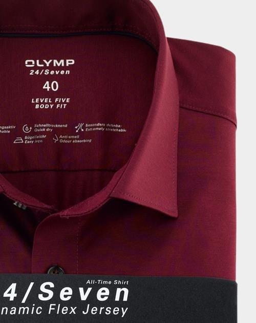 Olymp Business hemd lange mouw Rood 2008/64 Hemden 200864/37