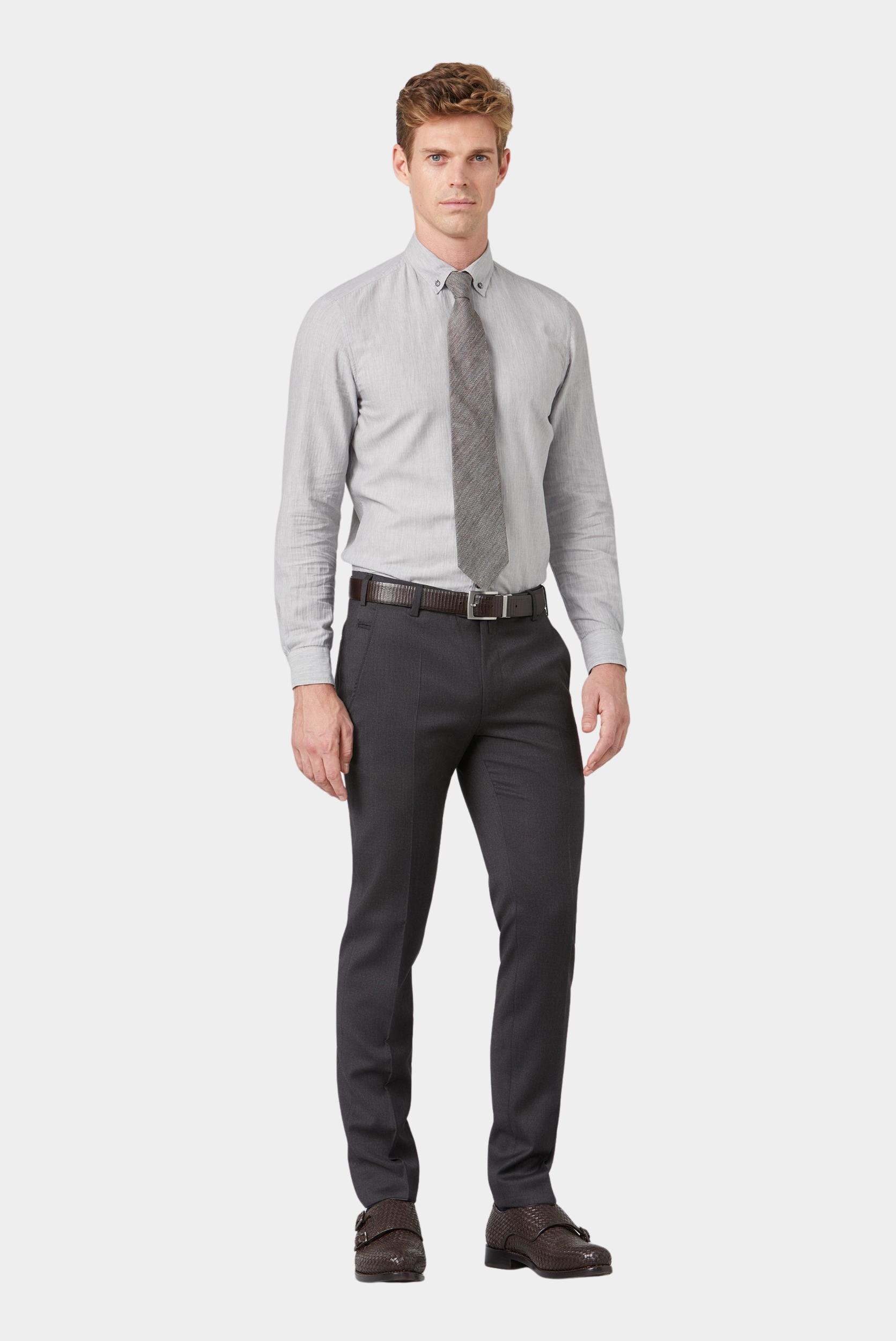 Meyer Wollen Pantalon Grijs BONN Art.9-8400 1029840000/08