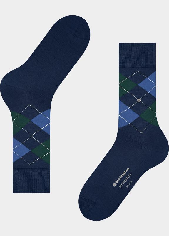 Burlington Sokken Blauw Edinburgh SO 21125/6879