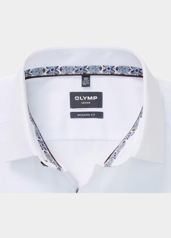 Olymp Overhemd extra lange mouw Wit Luxor 120189/00