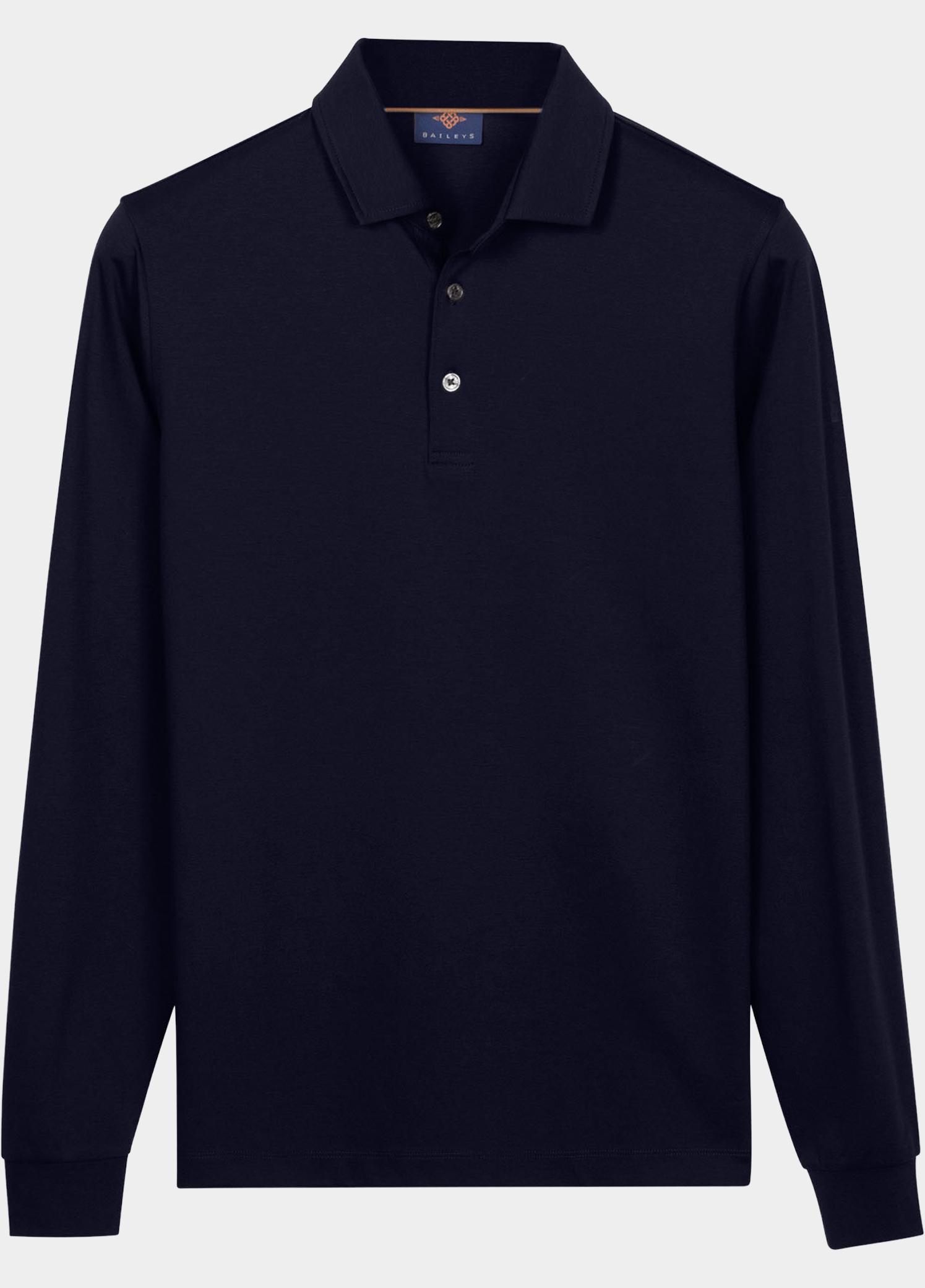 Baileys Polo lange mouwen heren Blauw  623442/60