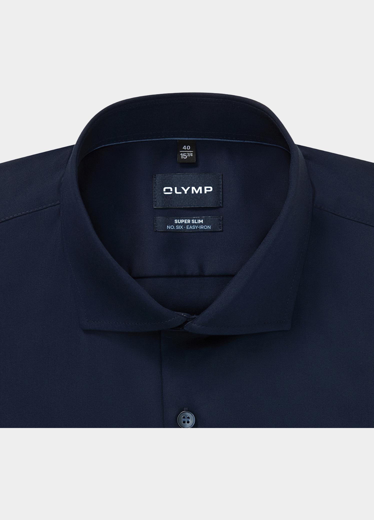 Olymp Zakelijk overhemd heren Blauw No. Six 255684/08