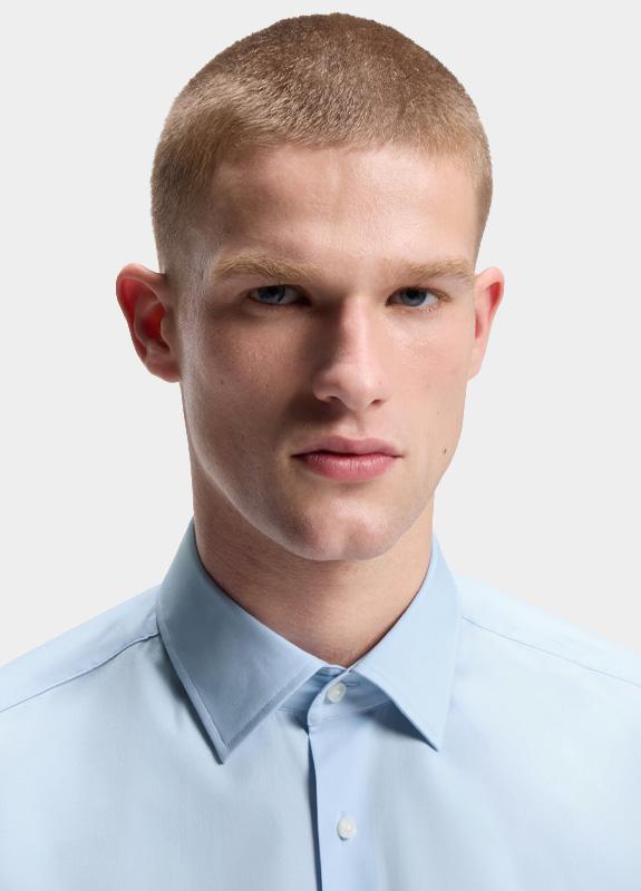 BOSS Black Zakelijk overhemd heren Blauw P-HANK-s-kent-C1-222 10248739 50503554/450