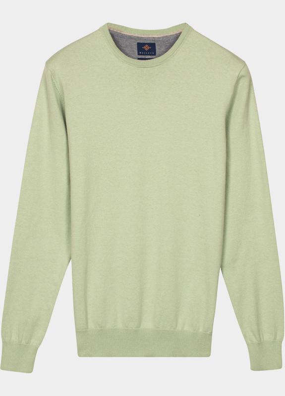 Baileys Pullover heren Groen Crew Neck Pullover  with low 618200/71