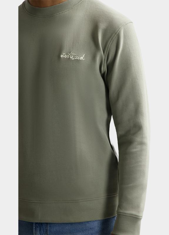 Dstrezzed Sweater heren Groen DS_Karas Artwork Crew 211810/564