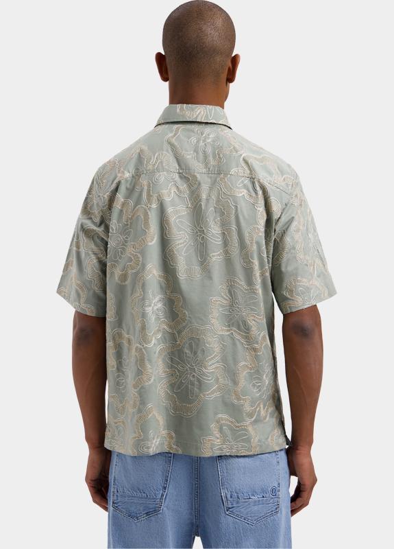 Dstrezzed Casual hemd korte mouw Groen Dylan Summer Shirt 311520/564