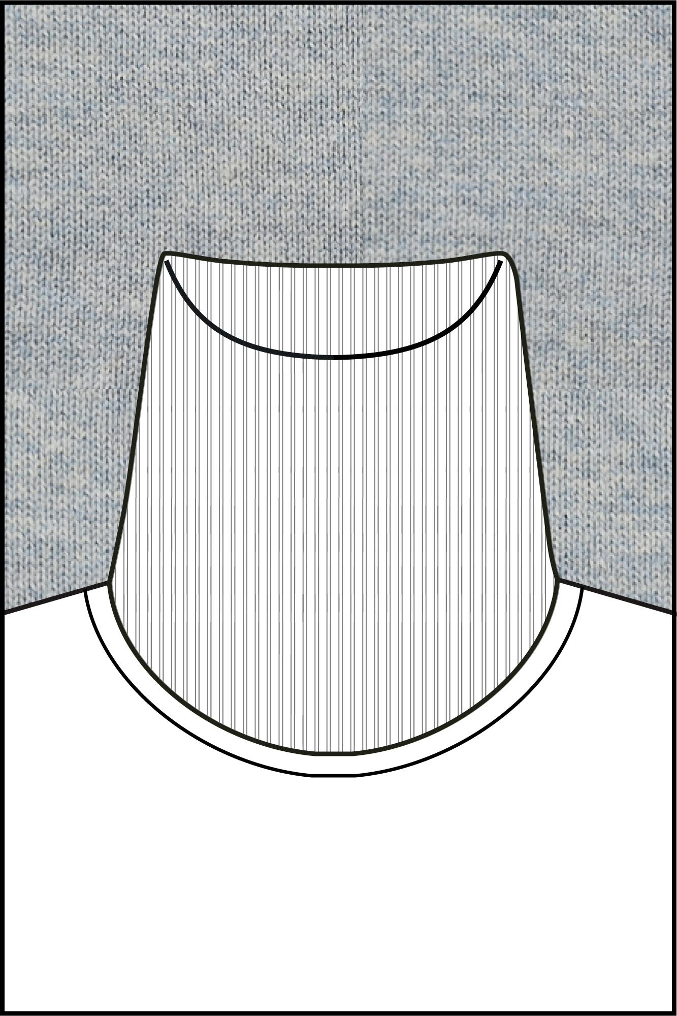 Baileys Coltrui Blauw High Neck Pullover Pima Cotto 528500/615