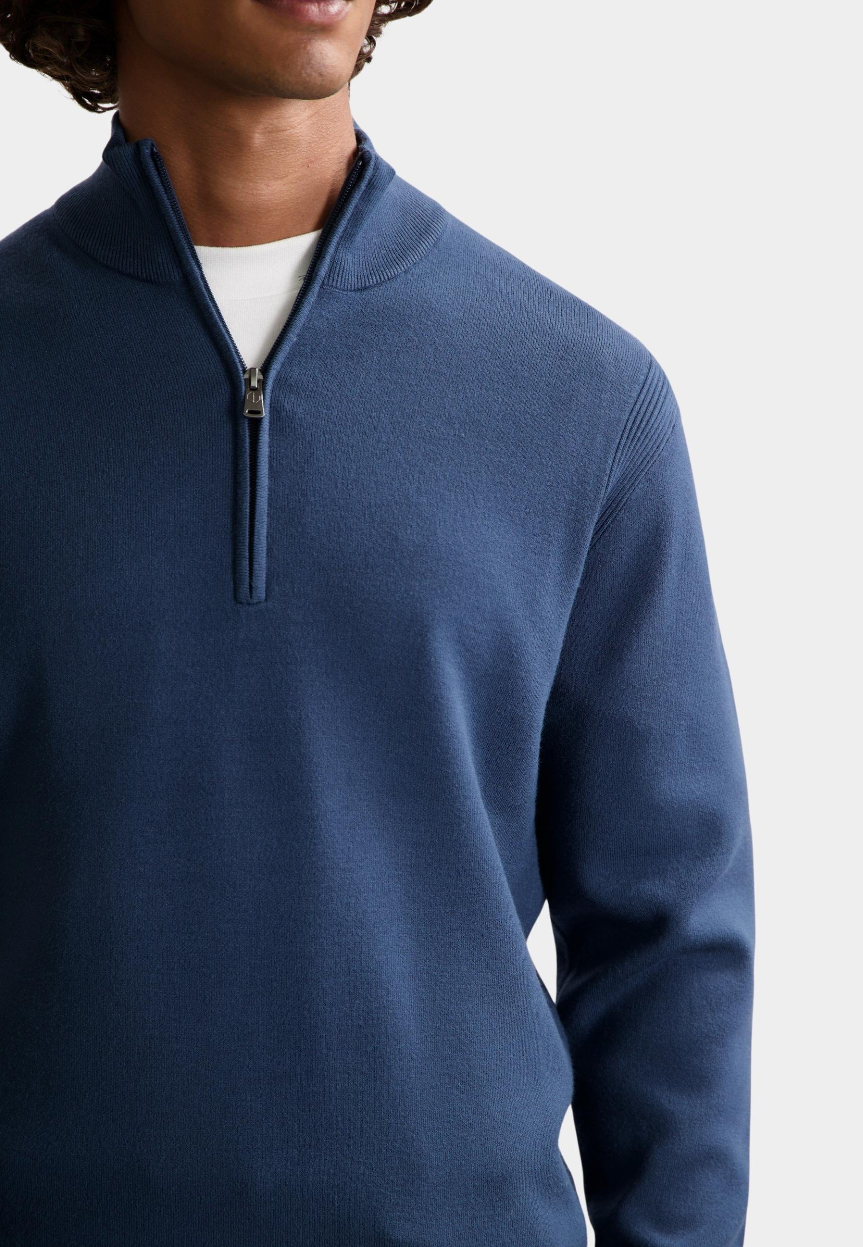 Dstrezzed Pullover Blauw Fell Skipper 405602-AW24/694
