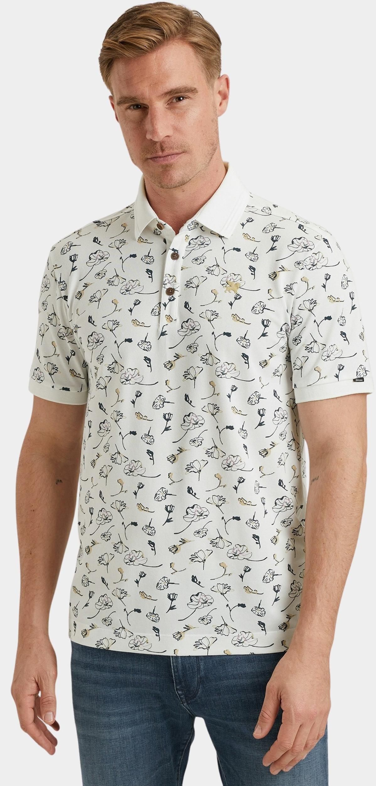 Vanguard Polo korte mouw Beige Short sleeve polo stretch  pi VPSS2503824/7004