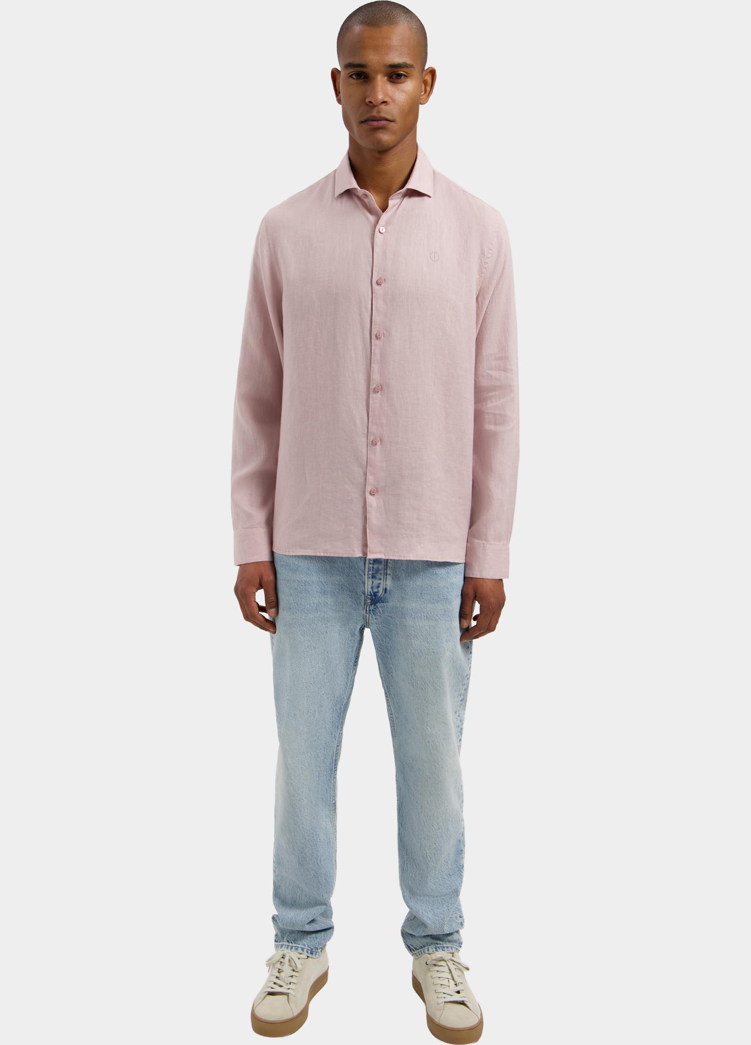 Dstrezzed overhemd korte mouw heren Paars Jagger Shirt 303710/462