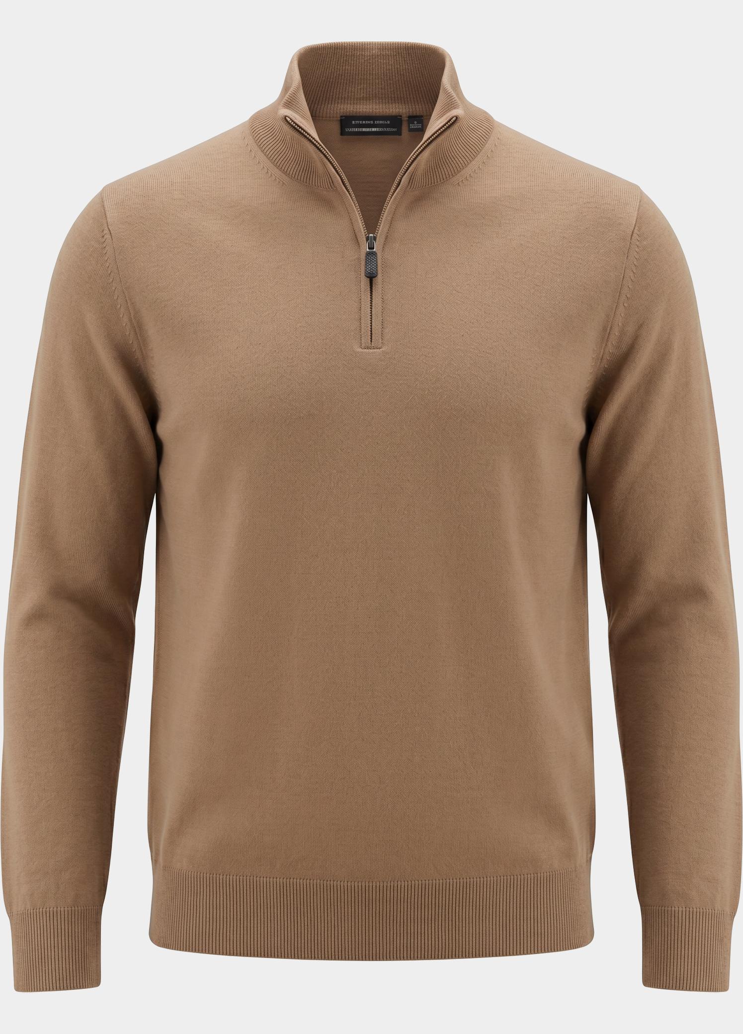 BOSS Black Polo lange mouw Beige H-Ebenji 10280687 01 50565499/260
