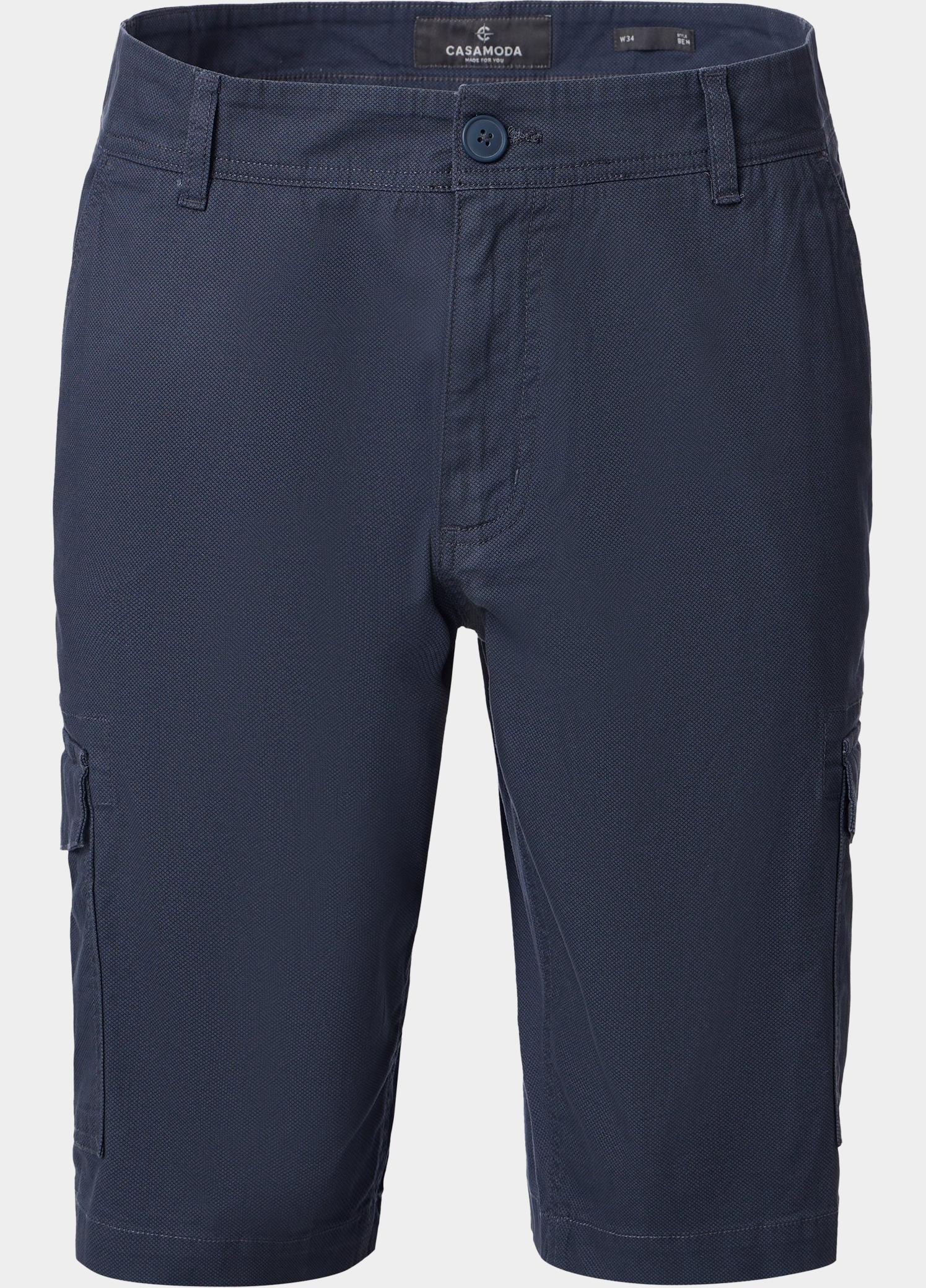 Casamoda Korte Broek heren Blauw Cargo Bermuda 126530061/143