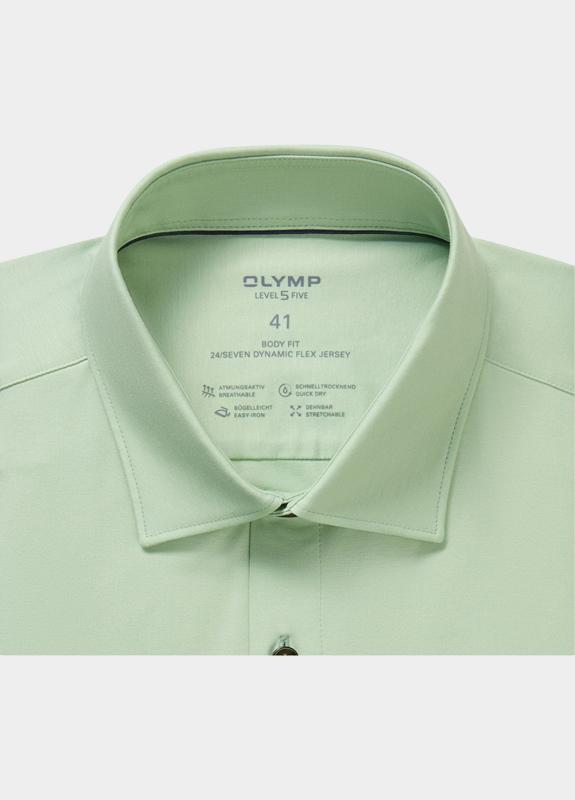 Olymp Business hemd lange mouw Groen 2008/64 Hemden 200864/40