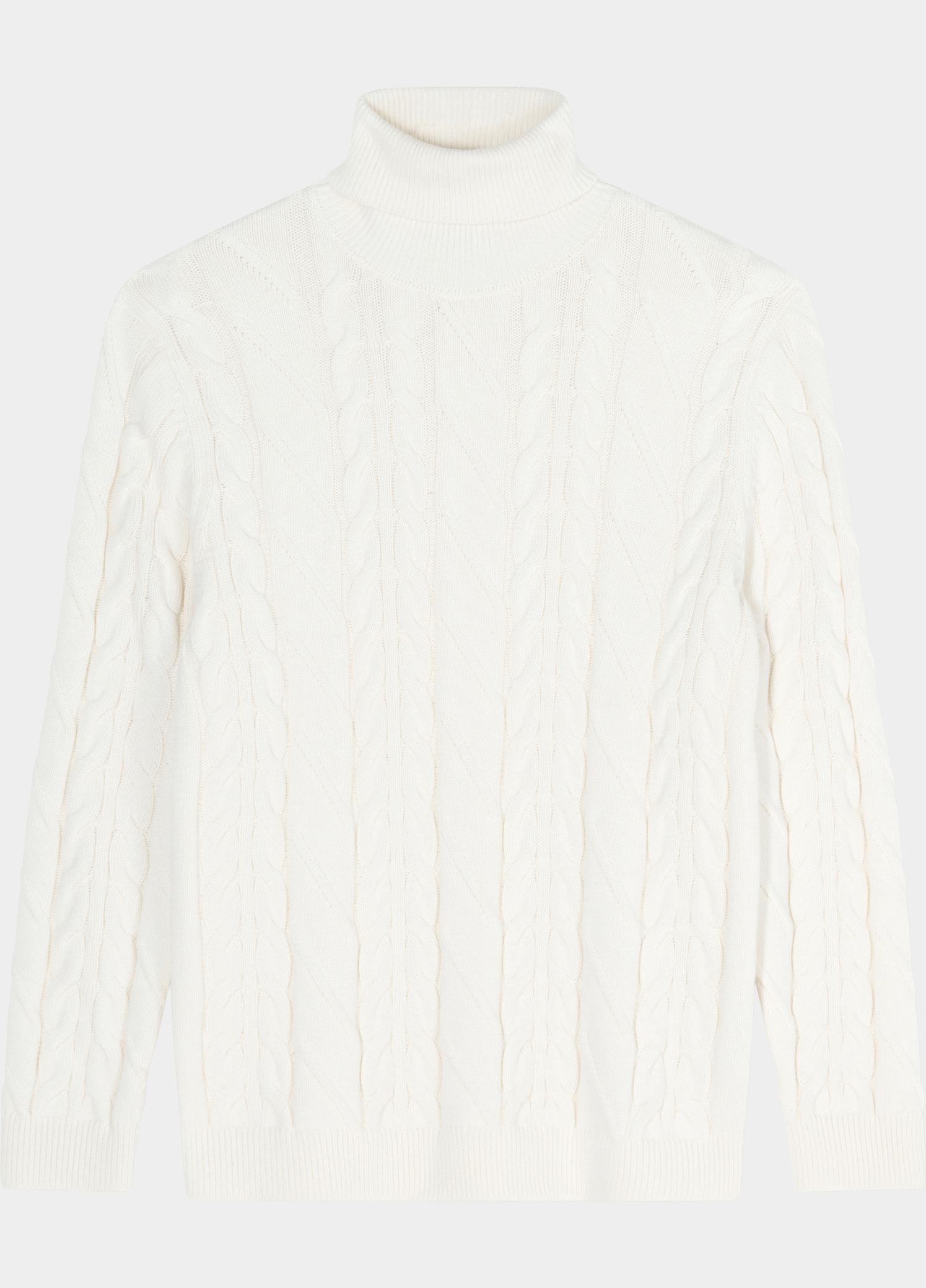 Olymp Coltrui heren Beige Pullover Strick 531525/01