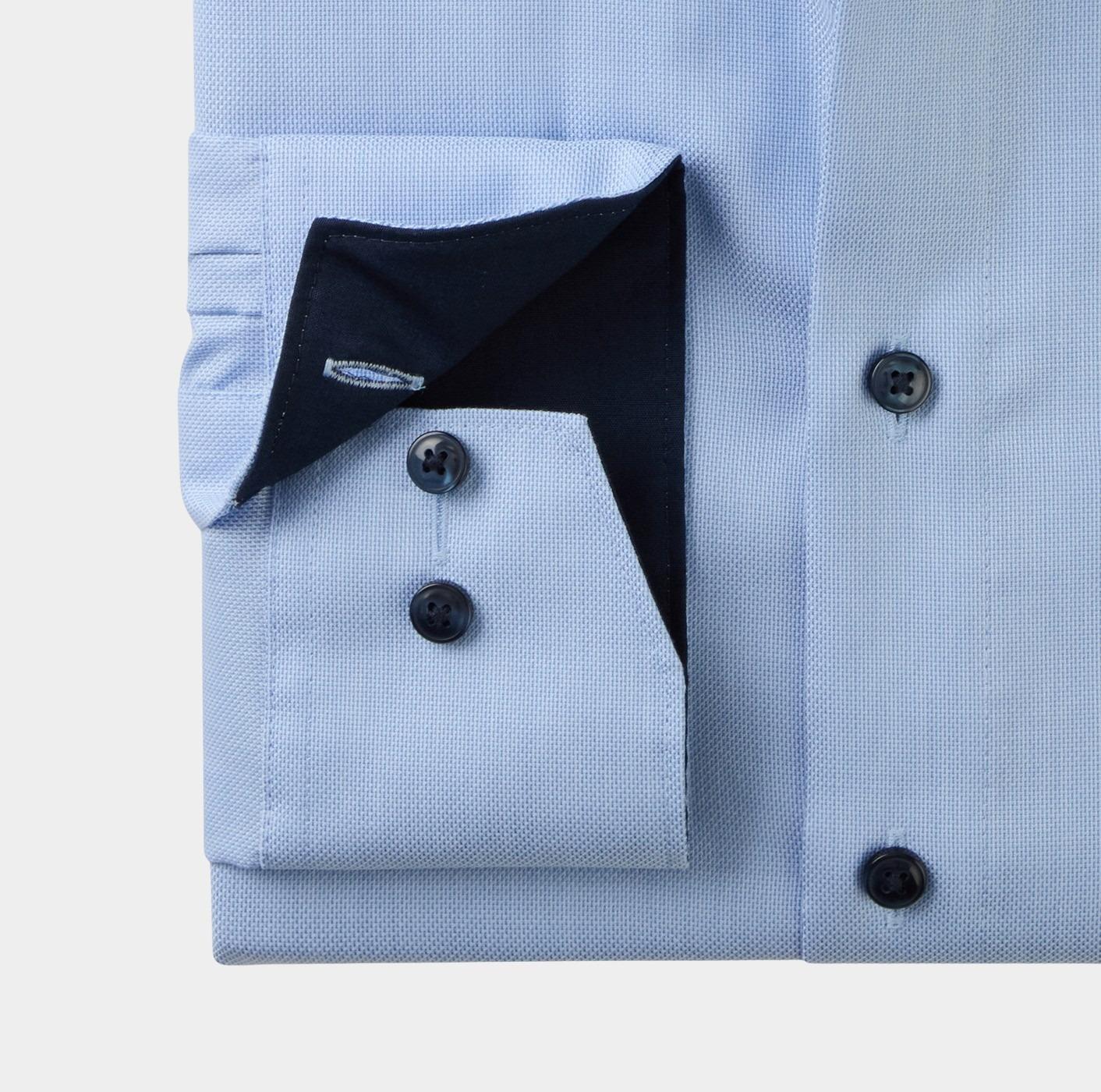 Olymp Business hemd lange mouw Blauw Big&Tall 141364/10