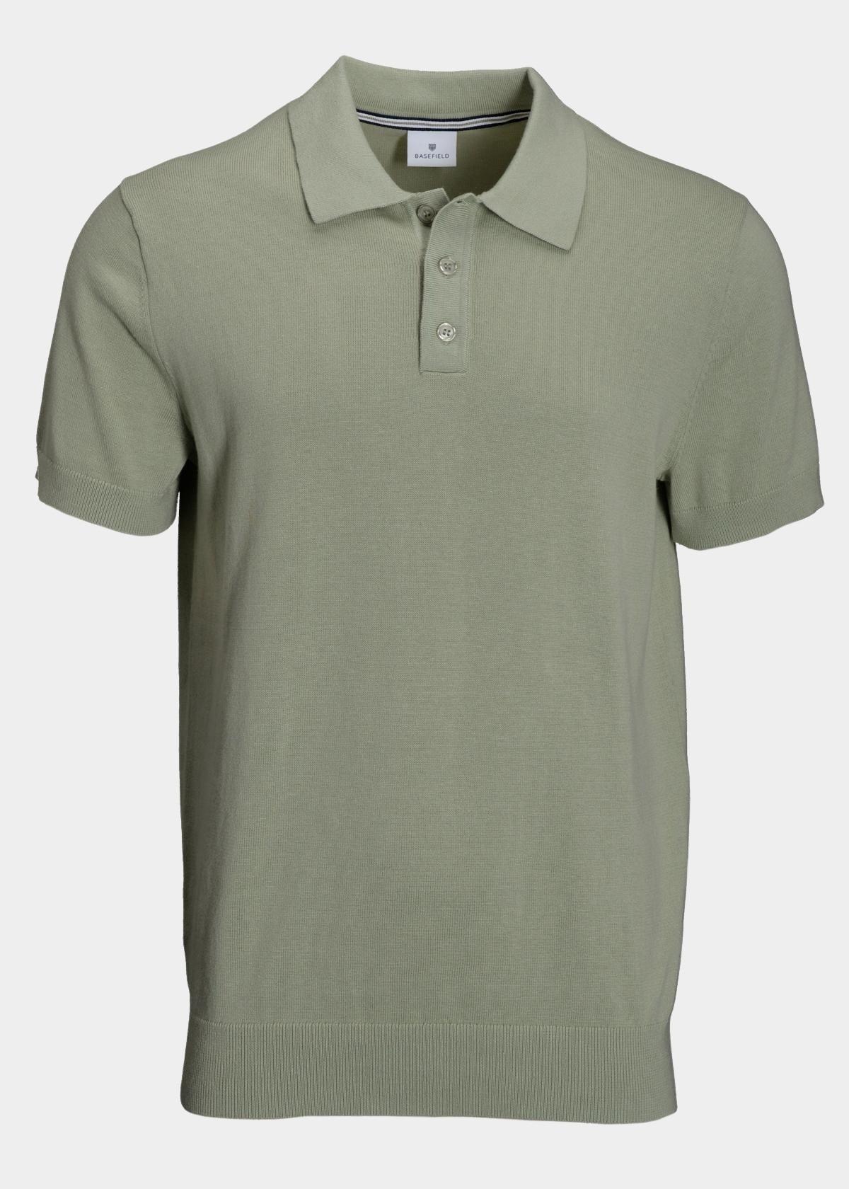 Basefield Polo korte mouw Groen  219018350/557