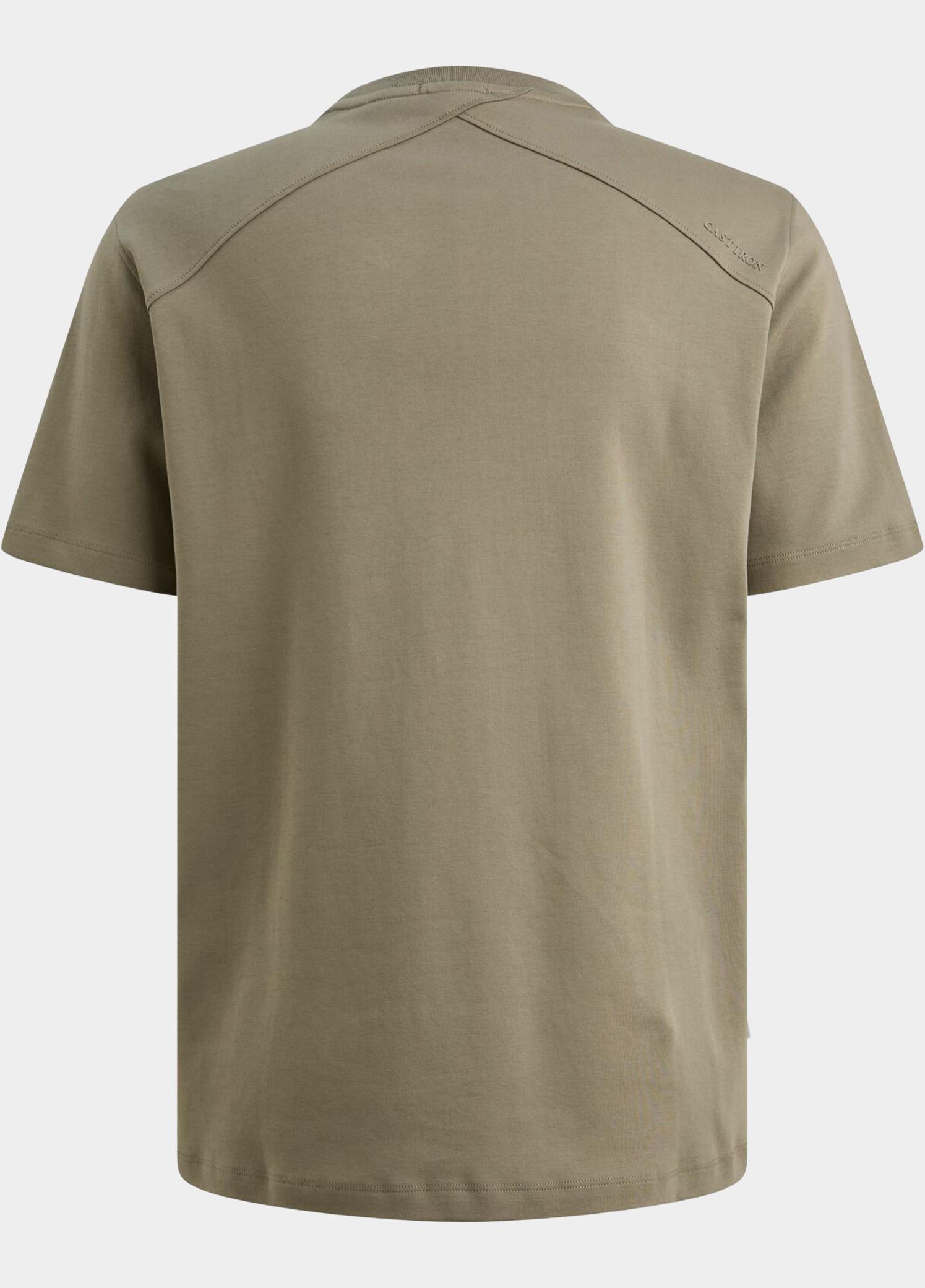 Cast Iron T-shirt korte mouw Bruin Short sleeve r-neck regular f CTSS2606591/6148