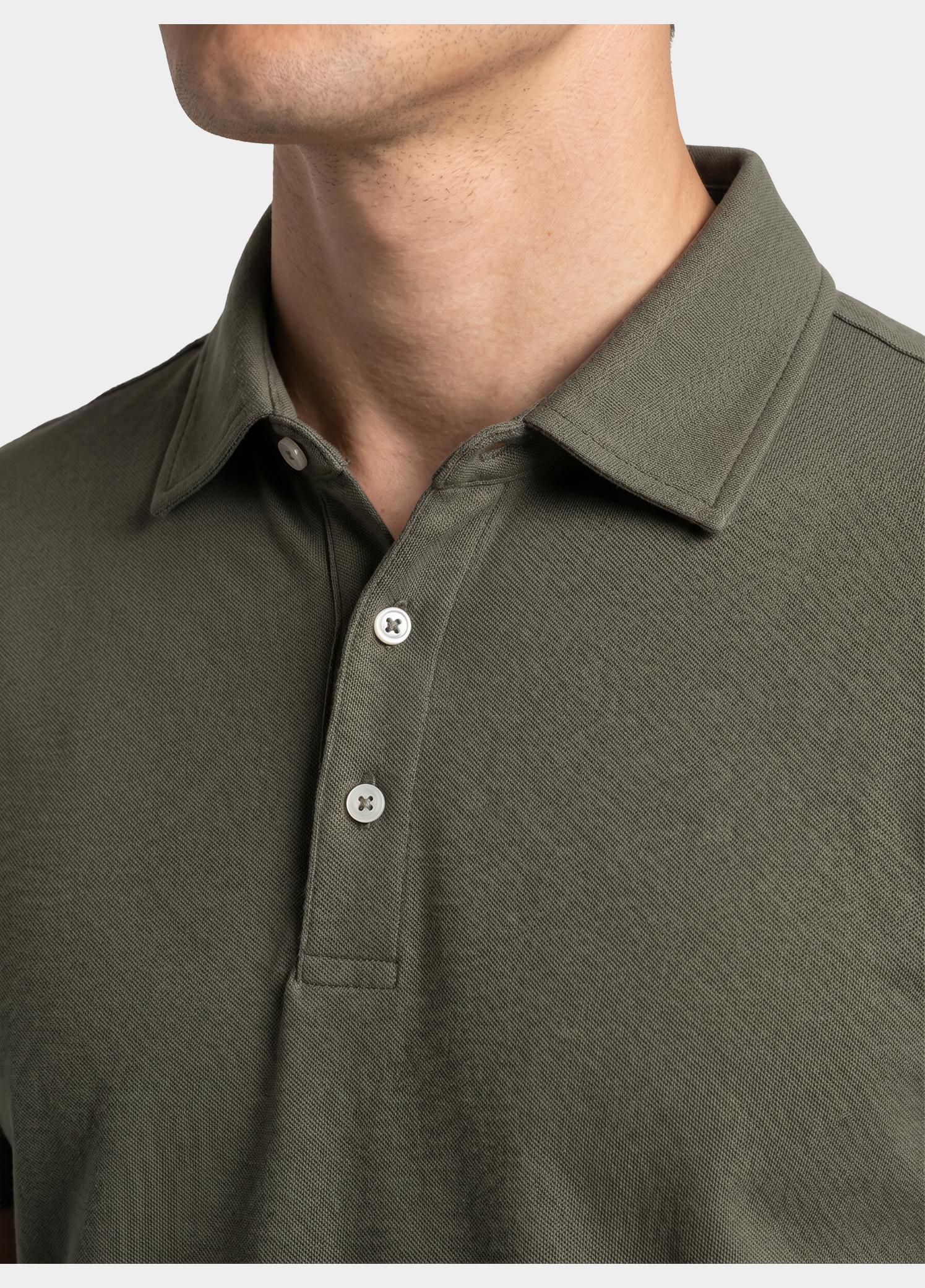 Born With Appetite Polo heren Groen Arto Polo BWA25108AR22/367 olive night