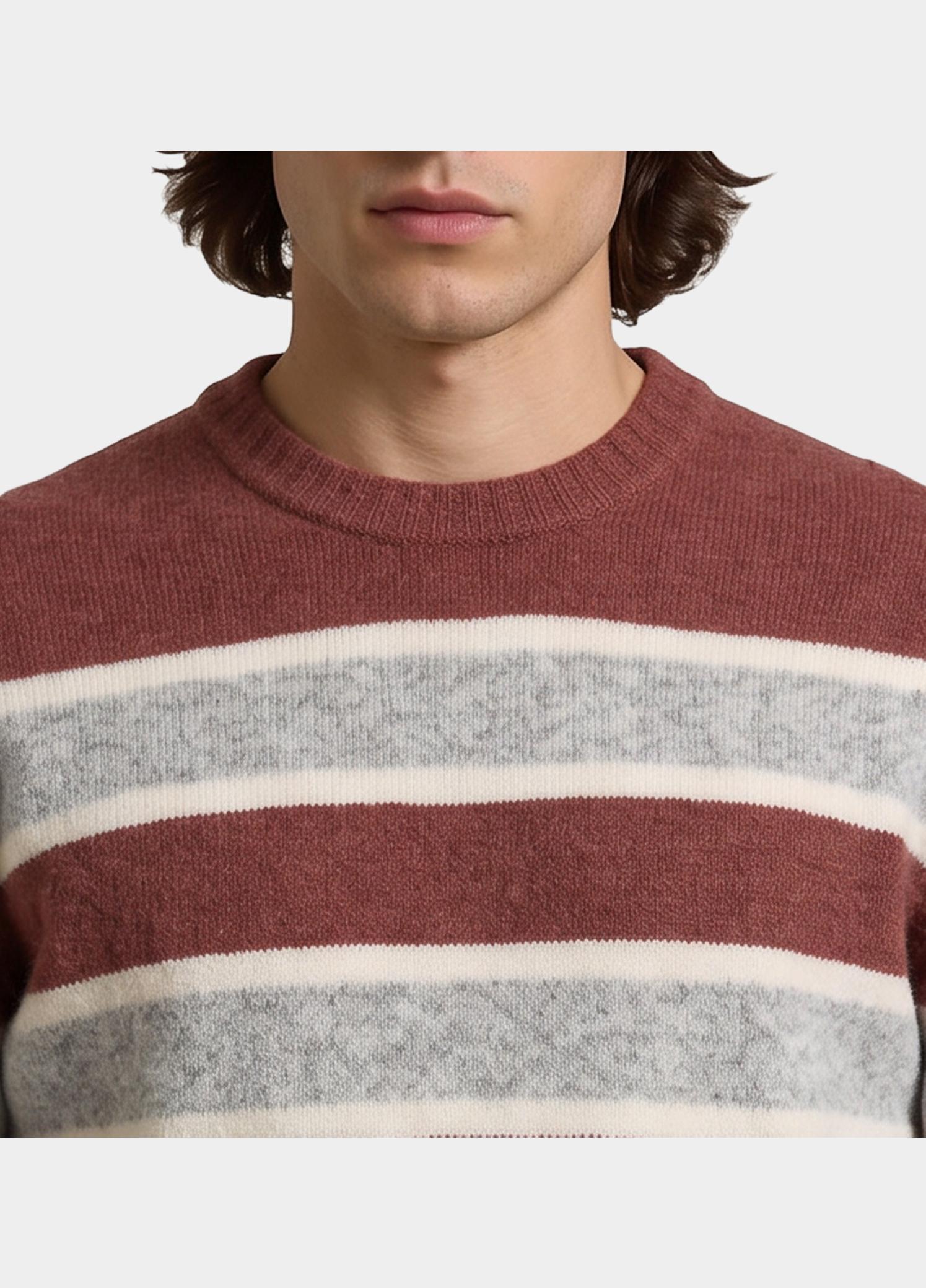 R2 Amsterdam Overhemd heren Blauw Printed single technical knit 134.WSP.008/010