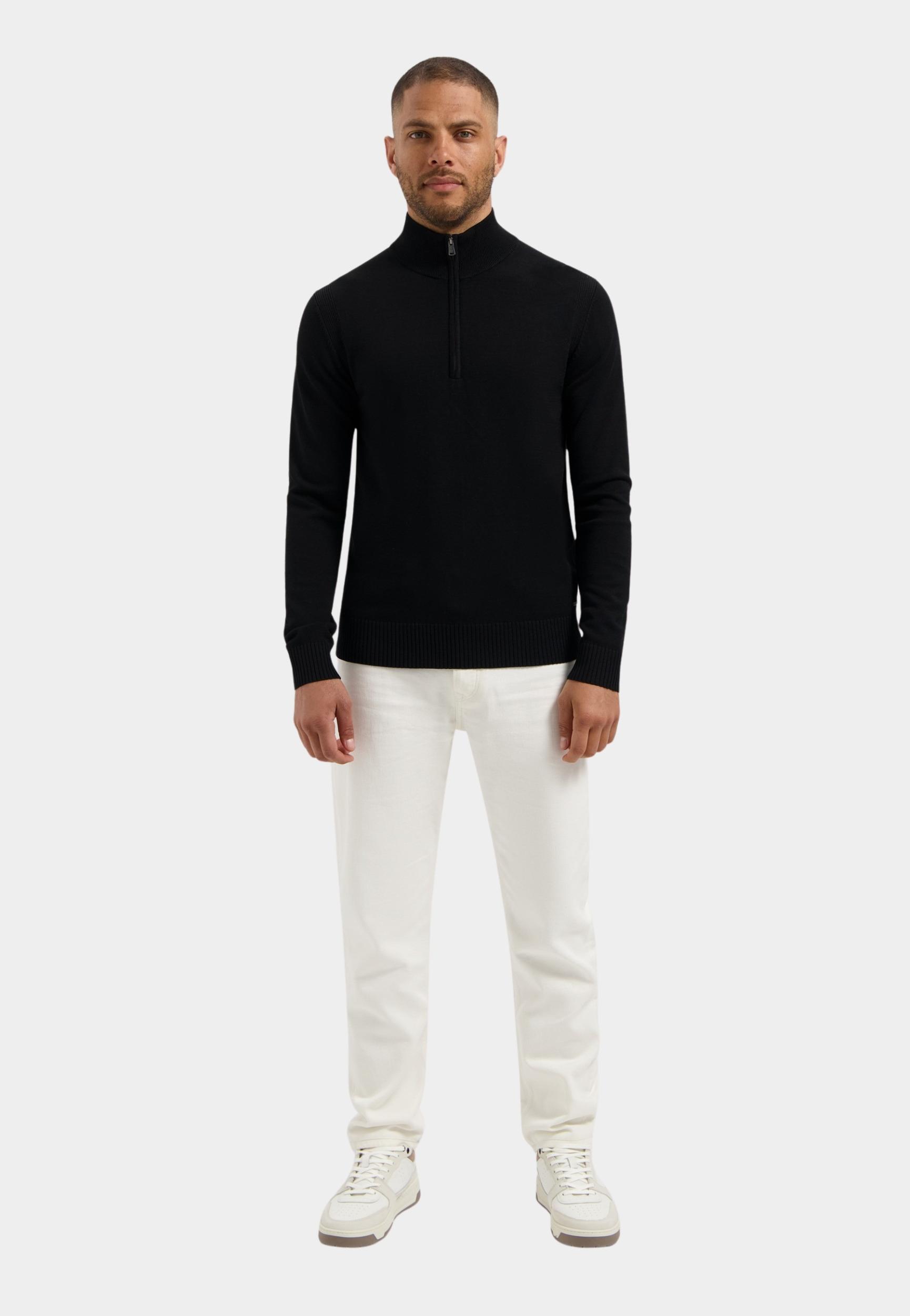 Dstrezzed Half Zip Zwart DS_Fell Skipper 405602-AW25/999