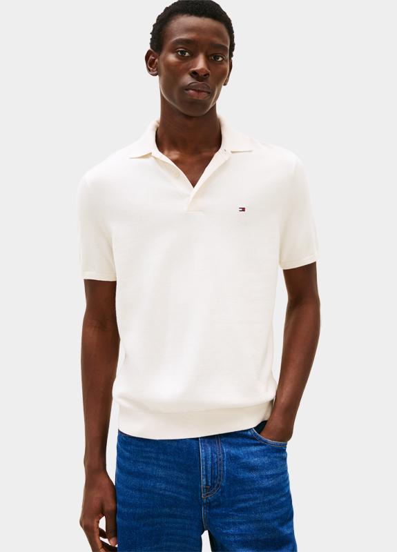 Tommy Hilfiger Polo korte mouw Geel ESSENTIAL COTTON KNITTED POLO MW0MW37396/Z00