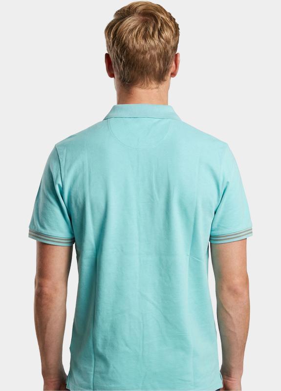 Bos Polo korte mouw Blauw Cyril Polo 26108CY32BO/4021