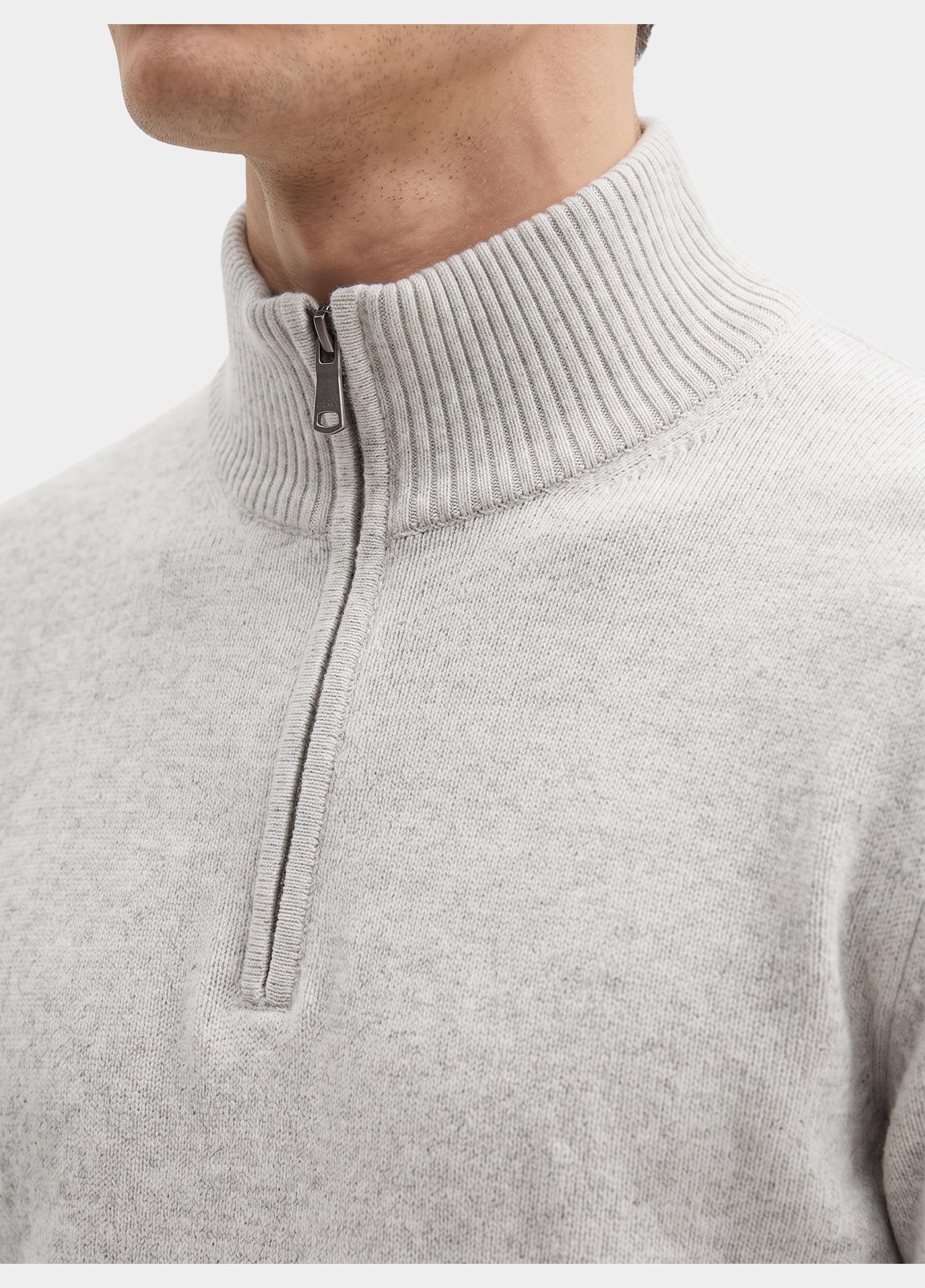 Bos Half Zip Beige  1111/Ecru